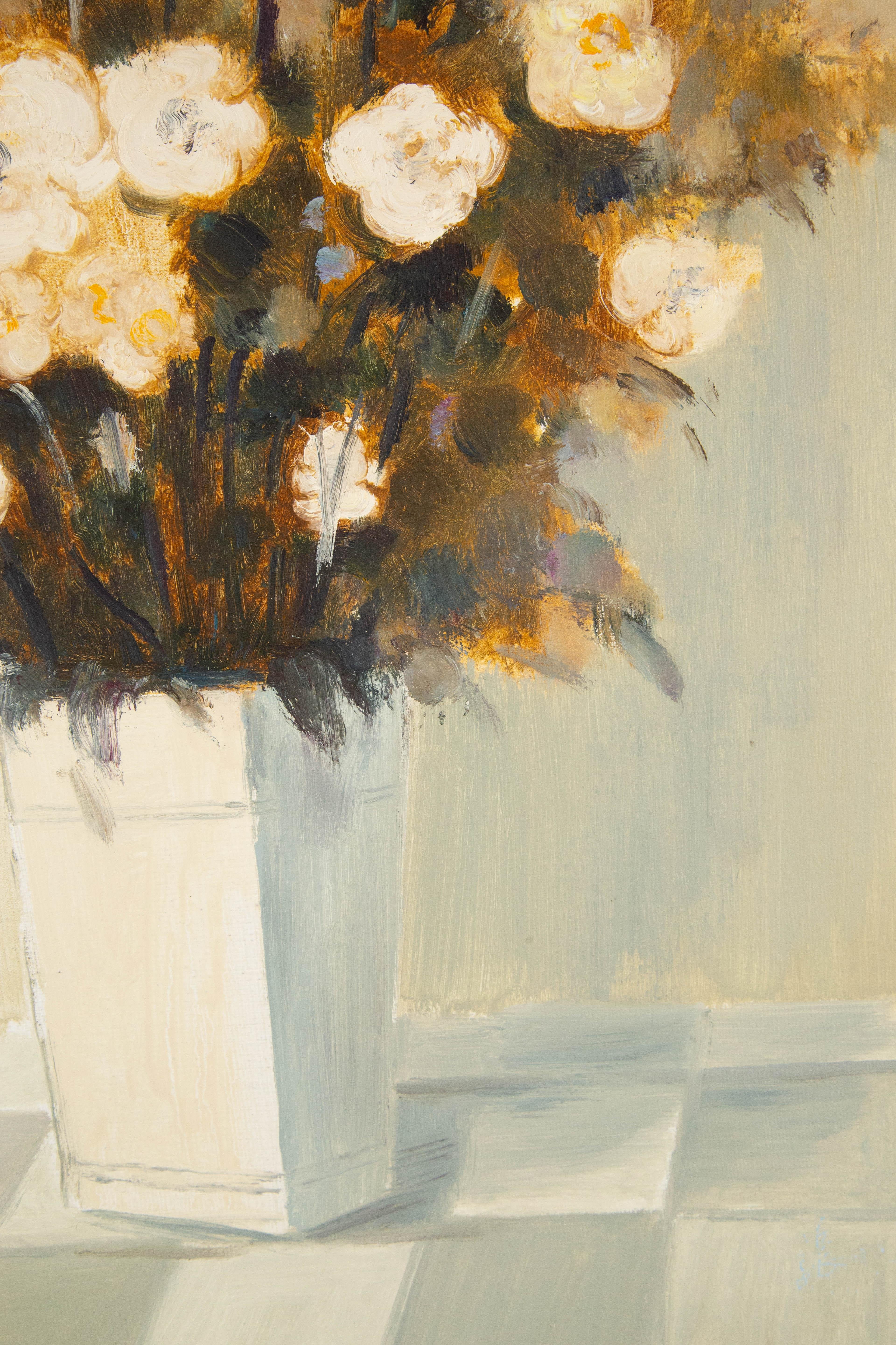 Xiaowen Zhang Still Life Original Oil On Canvas 
