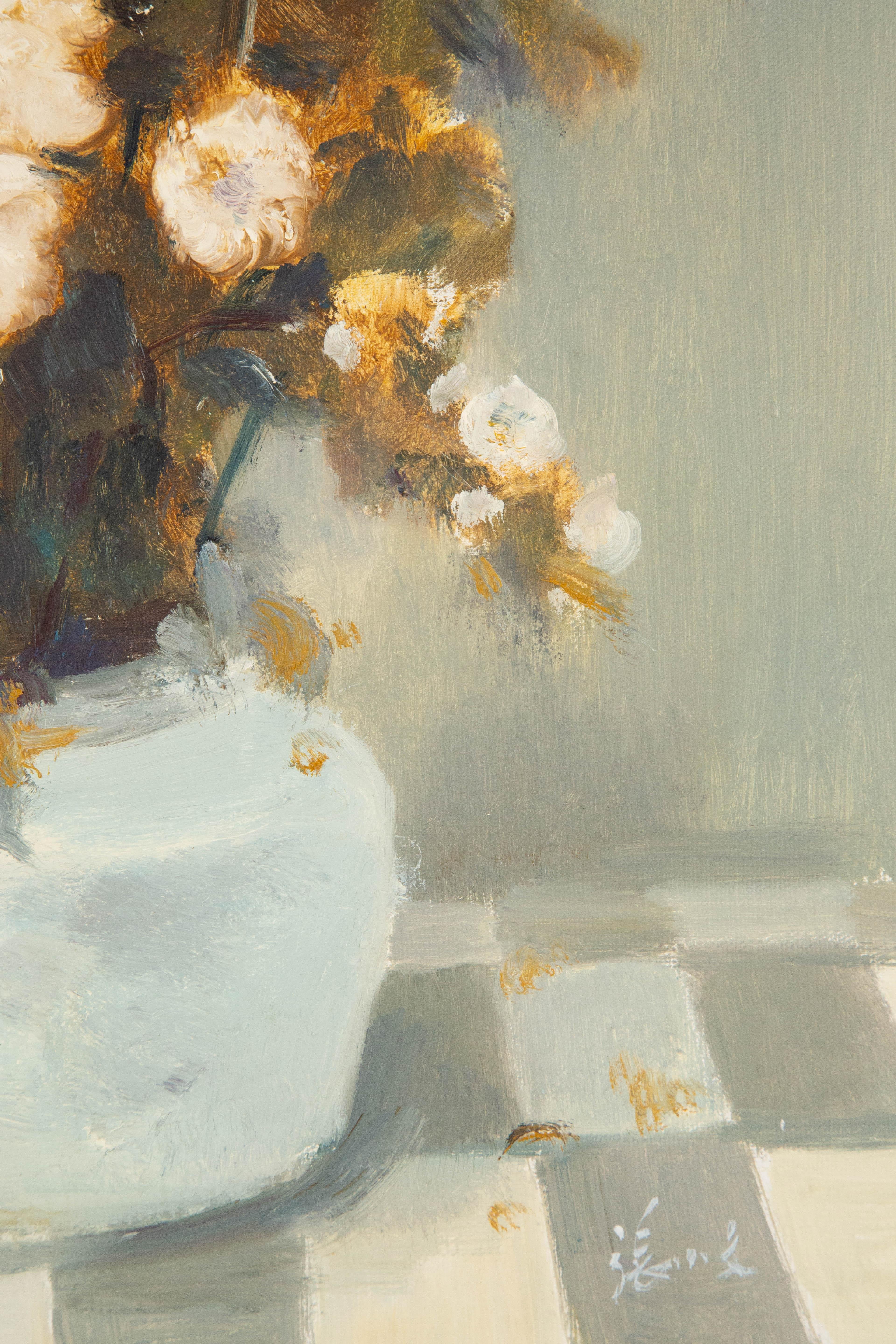 Xiaowen Zhang Bodegón Original Óleo Sobre Lienzo 