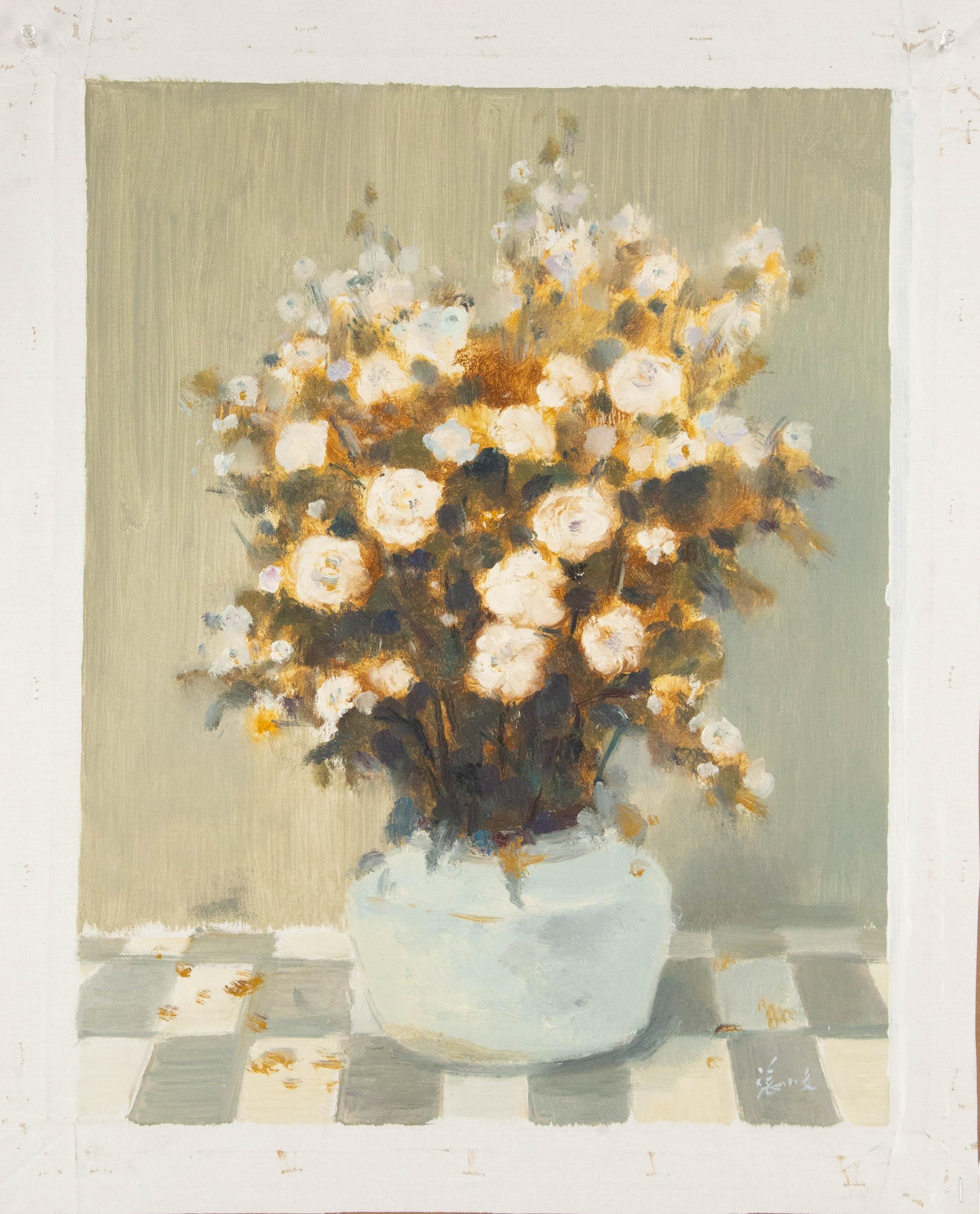 Xiaowen Zhang Bodegón Original Óleo Sobre Lienzo 