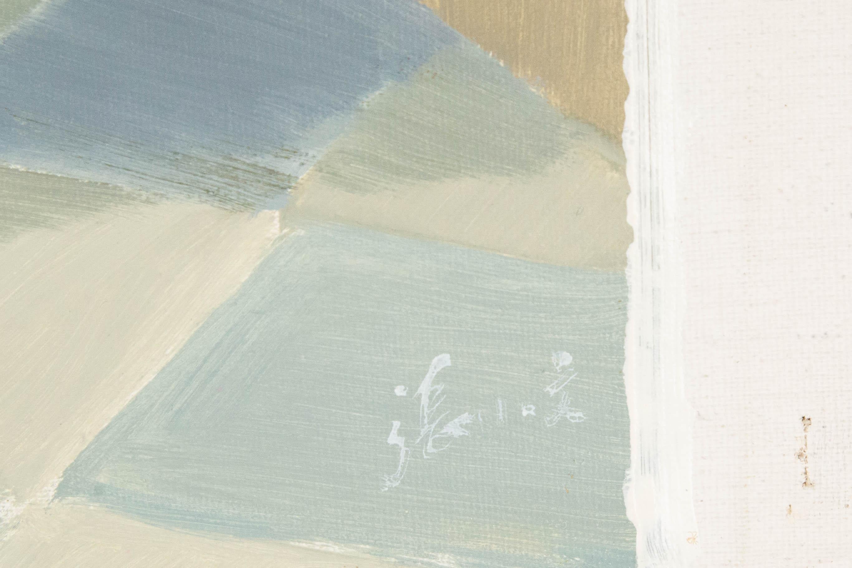 Xiaowen Zhang Stillleben Original Öl auf Leinwand „Weiße Blume Serie III“ im Angebot 7