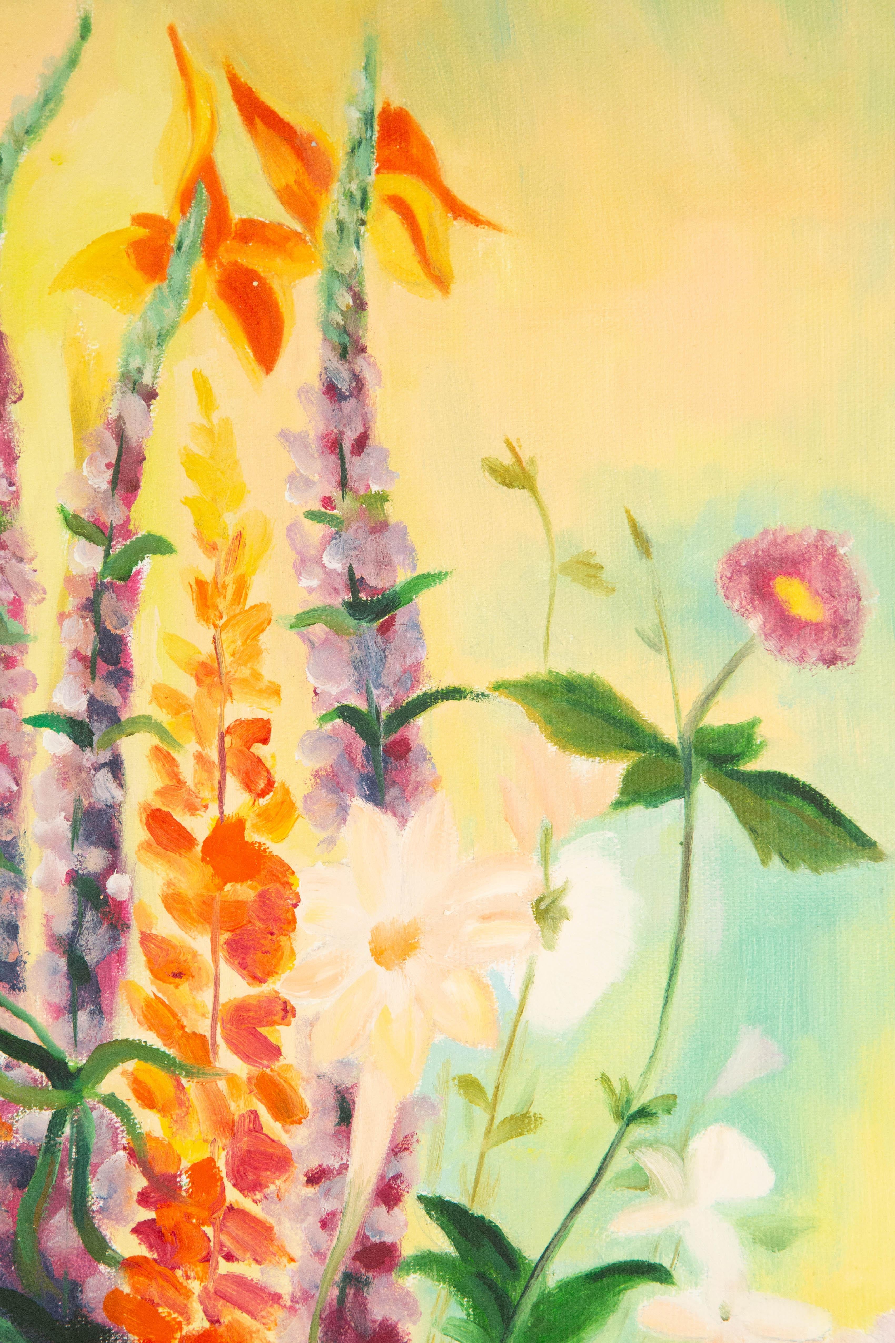 Xiaoxia Yang, geblümtes Original Ölgemälde auf Leinwand „Blumenblütenblütenblüten“ im Angebot 3