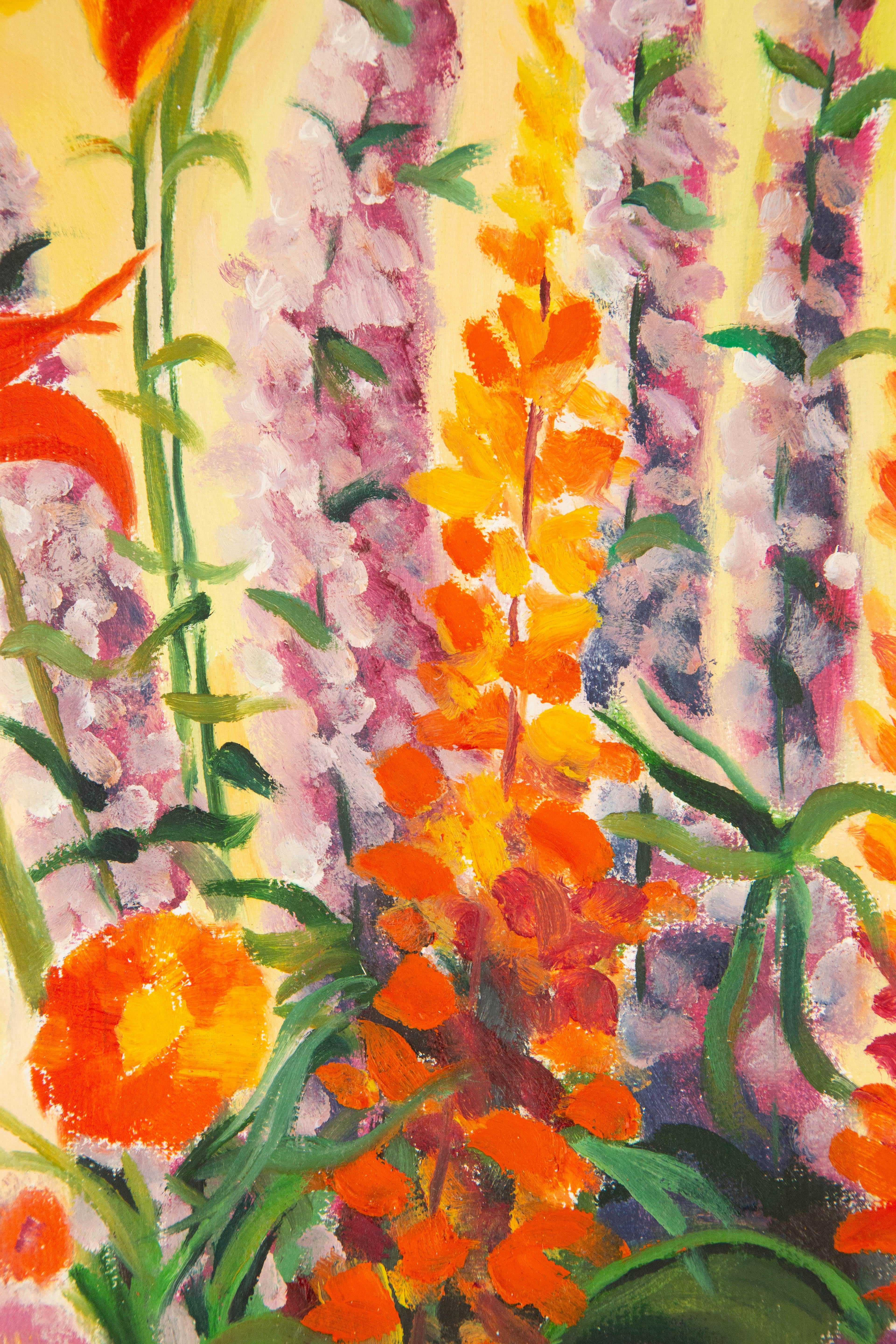 Xiaoxia Yang, geblümtes Original Ölgemälde auf Leinwand „Blumenblütenblütenblüten“ im Angebot 5