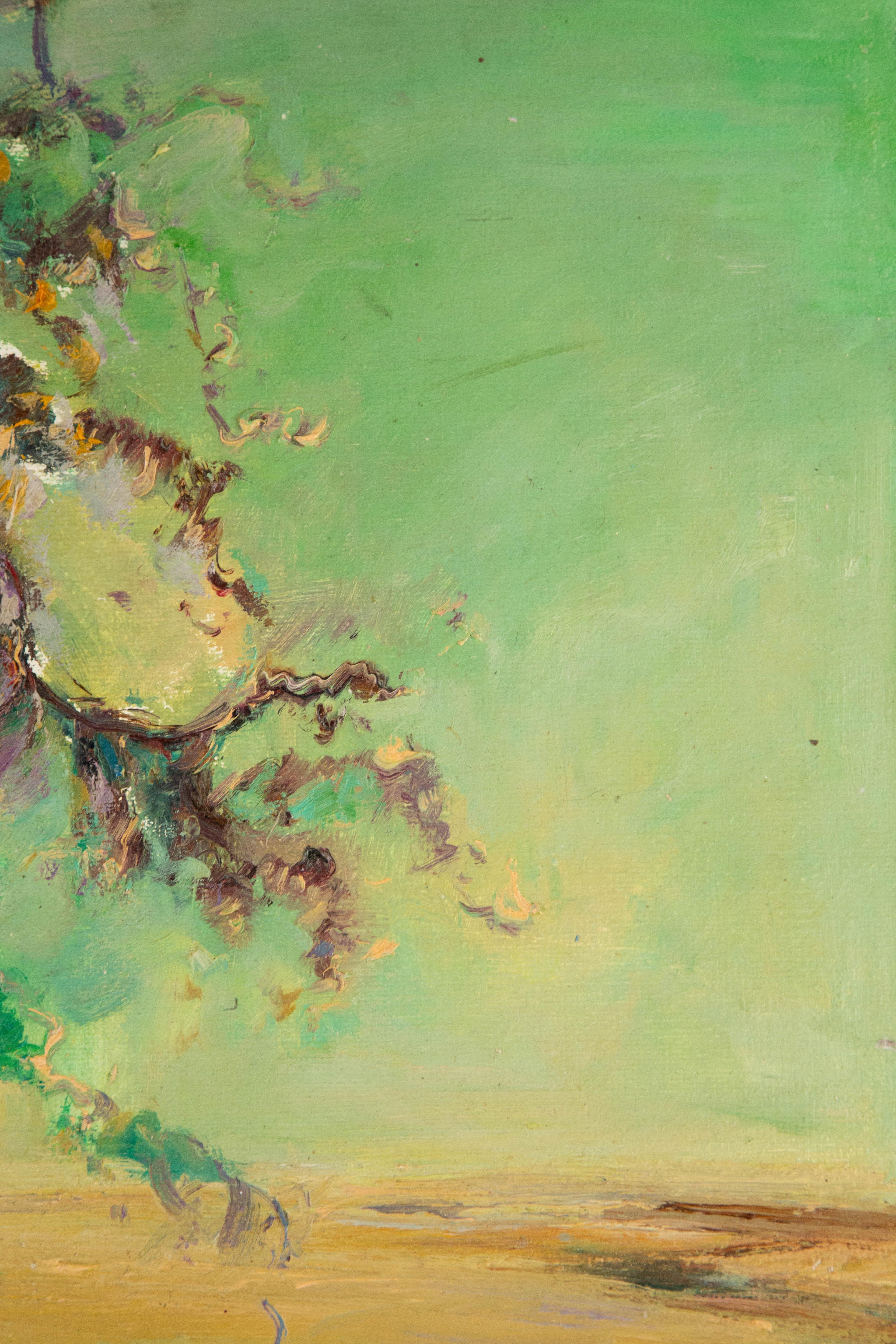  Titel: Frühherbst
 Medium: Öl auf Leinwand
 Größe: 27 x 19 Zoll
 Rahmen: Einrahmungsmöglichkeiten vorhanden!
 Zustand: Das Gemälde scheint in ausgezeichnetem Zustand zu sein.
 Hinweis: Dieses Gemälde ist nicht aufgespannt.
 Jahr: 2016
 Künstler: