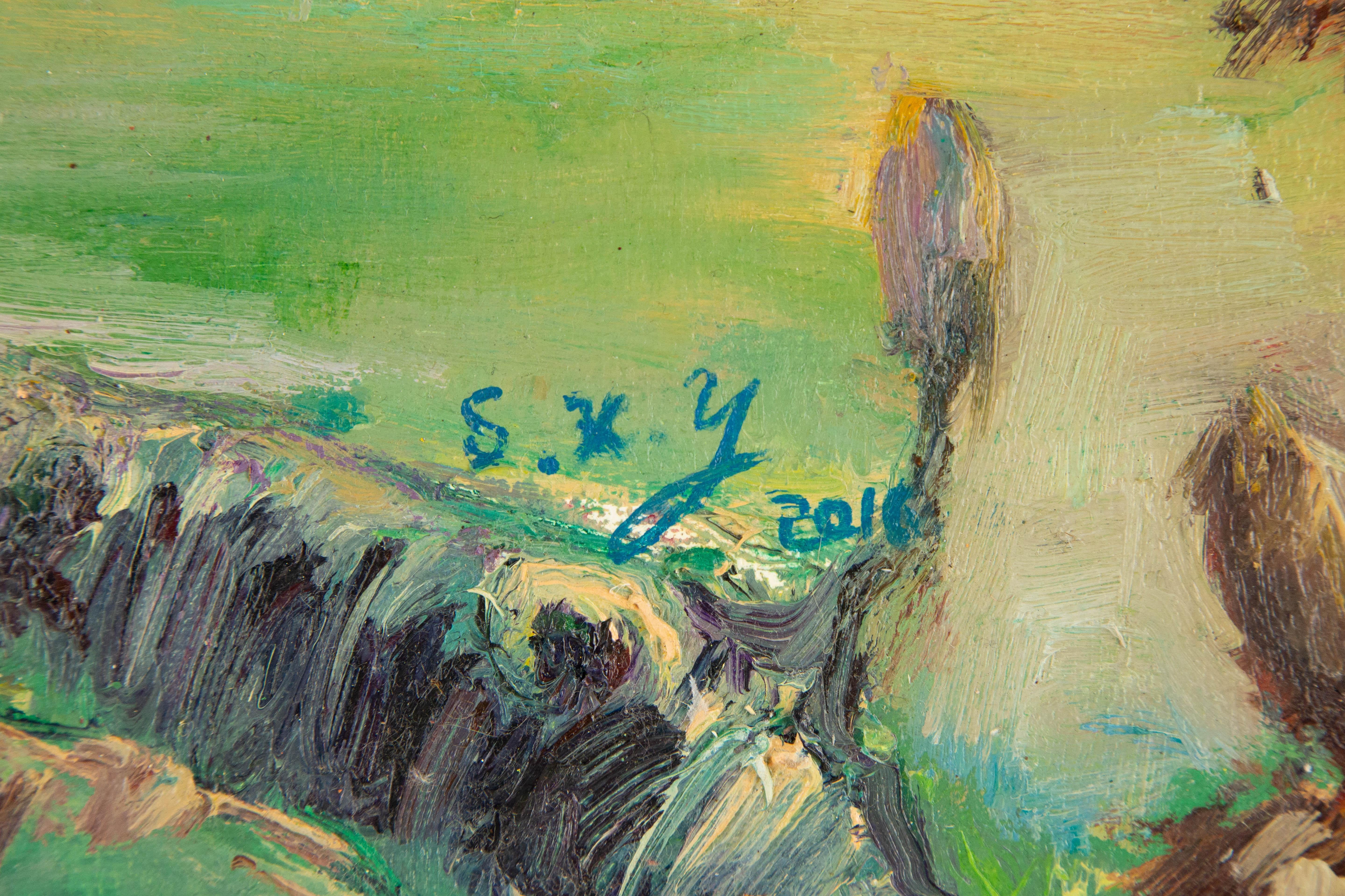 XiaoYan Sun Zeitgenössisches Original Öl auf Leinwand 