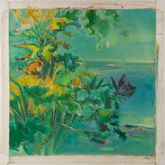 Xiaoyan Sun Paysage Huile originale sur toile "Mysteryland III"