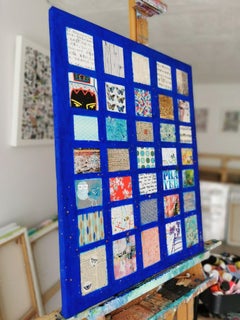 Blue prayer, Painting, Acrylic on Canvas