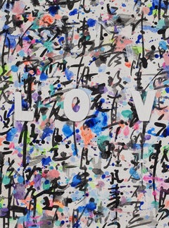 LOVE 2021, Pittura, Acrilico su pannello di legno