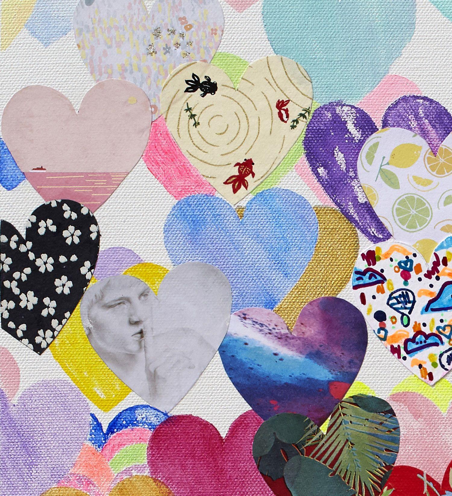 L'amore salverà la natura, Pittura, Acrilico su tela - Painting Astratto di Xiaoyang Galas