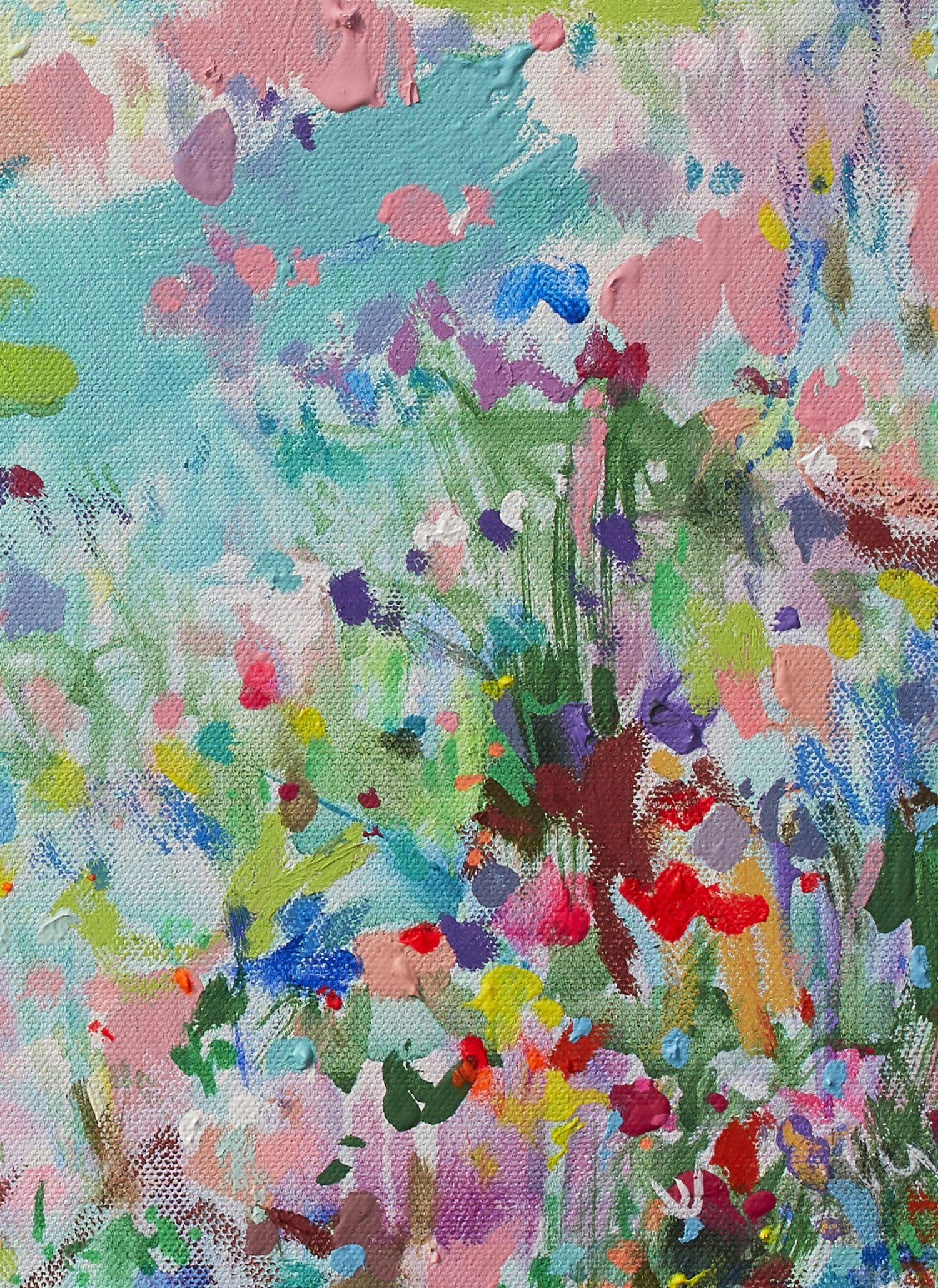 Loving spring, Painting, Acrylic on Canvas For Sale 1