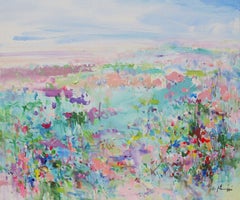 Loving spring, Gemälde, Acryl auf Leinwand