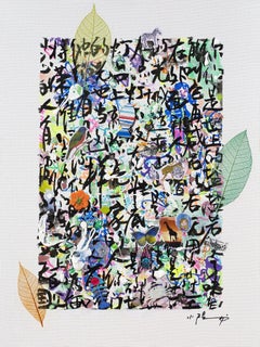 Peinture, acrylique sur toile, prière pour la nature