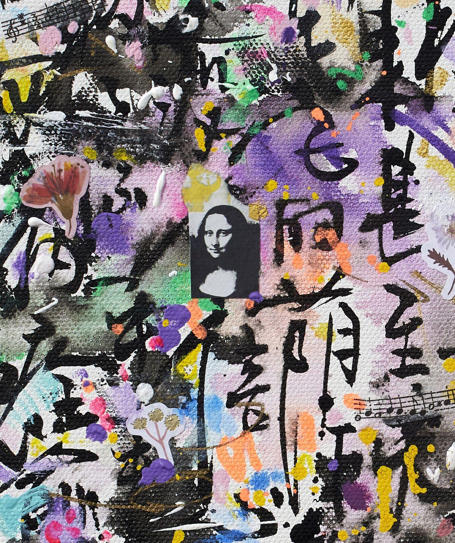 Preghiera XVIII, Pittura, Acrilico su tela - Painting Astratto di Xiaoyang Galas