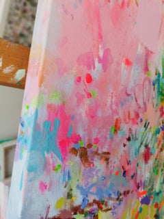A happy garden - GiclAe print on canvas, Digital on Canvas