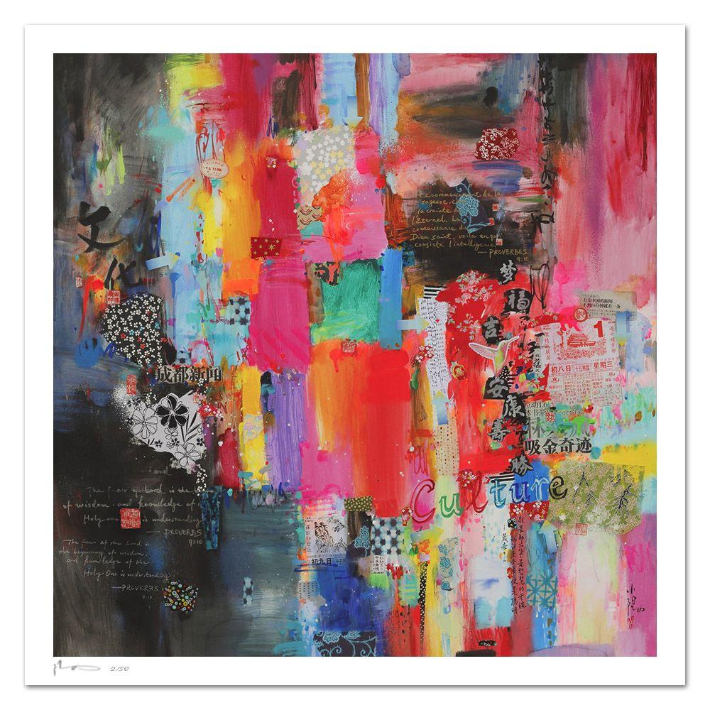Cultura - Impresión giclÃCe Fine Art, Digital sobre Papel Acuarela - Print de Xiaoyang Galas