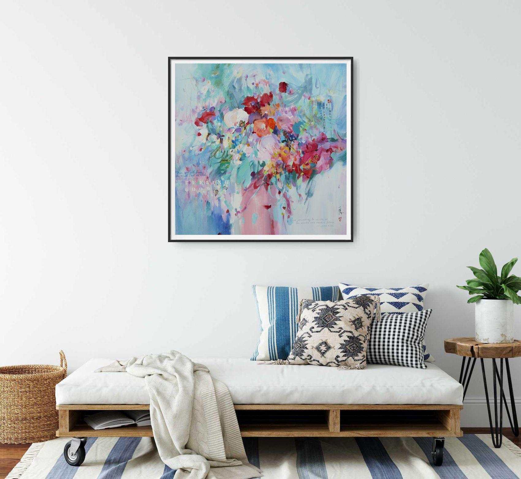 Original sold, private collection. Limited edition art print, signed by the artist, professionally printed on 100% cotton 300g / mÂ² watercolor fine art paper, matte textured finish, which reproduces the colors, tones and details of the original