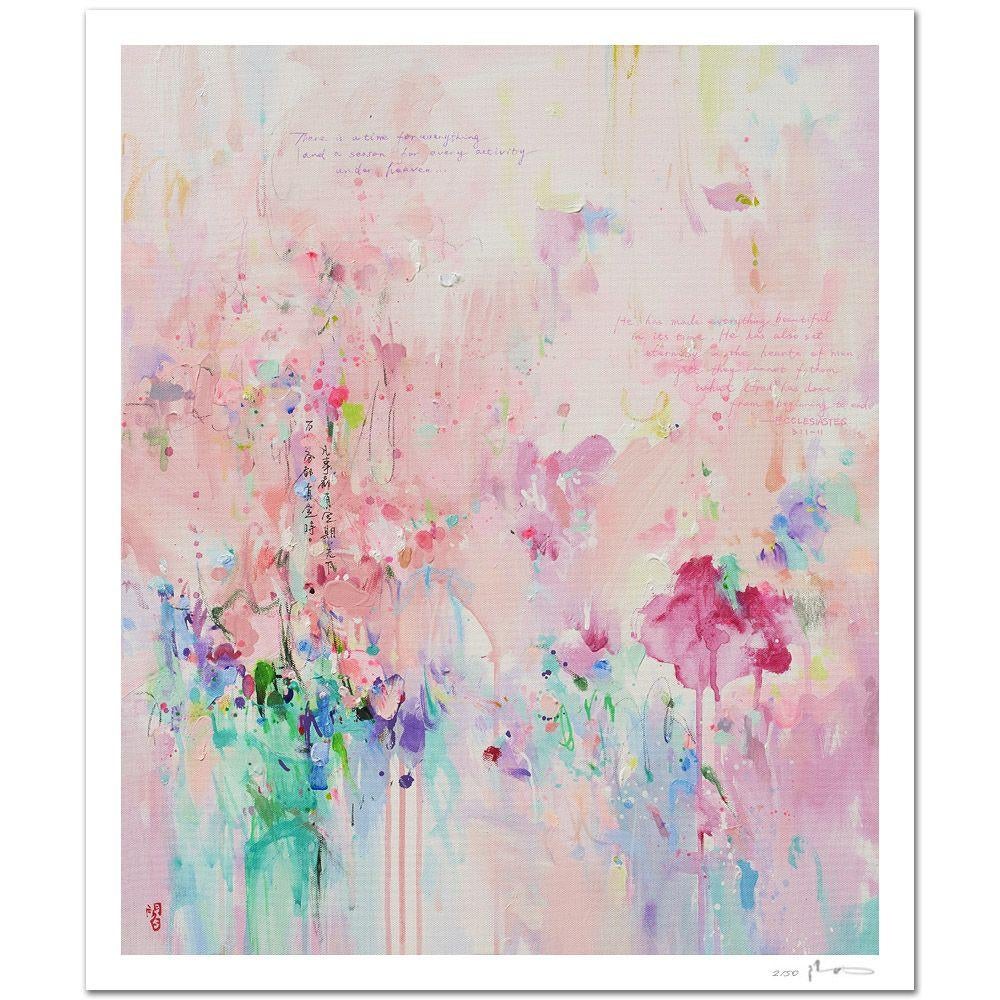 Feeling L - Fine art giclÃCe print, Digital on Watercolor Paper - Print by Xiaoyang Galas