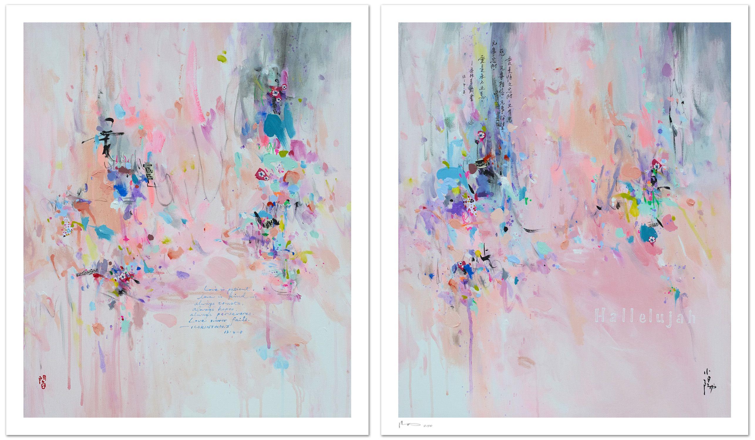 Xiaoyang Galas Abstract Print - Hallelujah 2020 - Fine art print, Digital on Paper