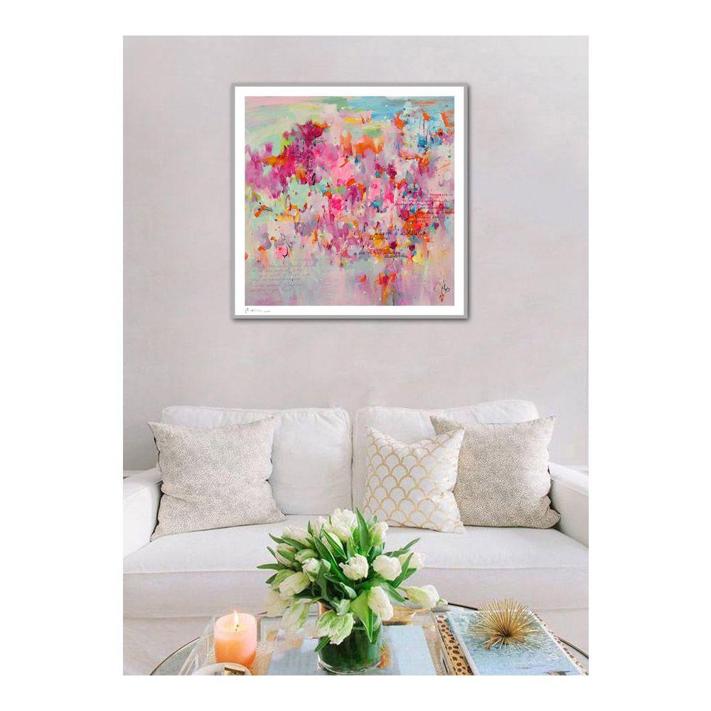 It's time - Fine art giclÃCe print, Digital on Watercolor Paper - Abstract Print by Xiaoyang Galas