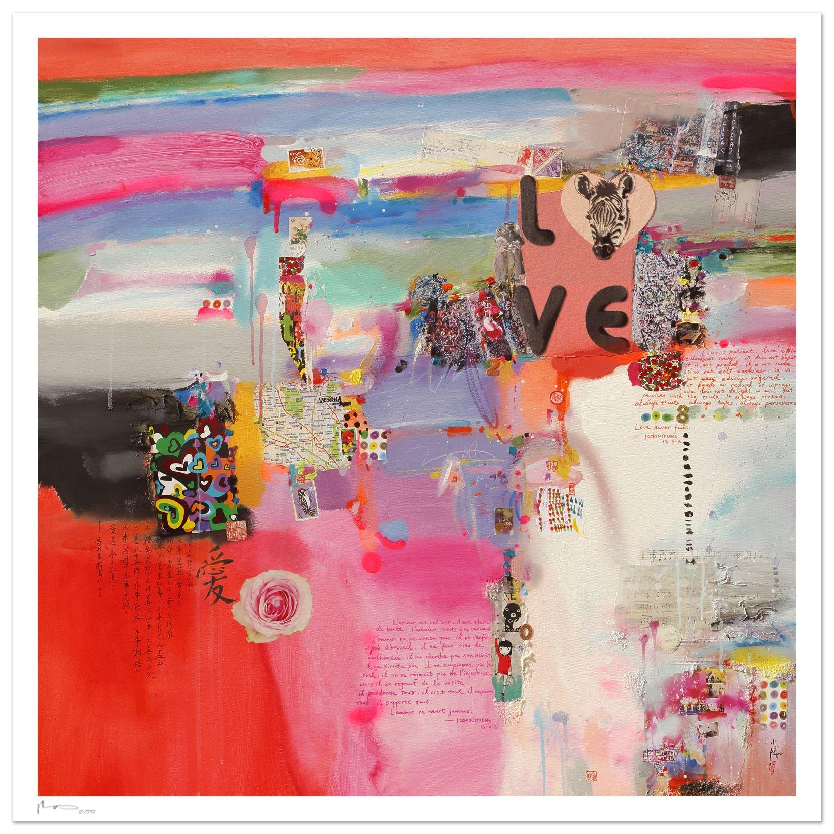 Amor 2018 - Impresión giclÃCe Fine art, Digital sobre papel - Print Contemporáneo de Xiaoyang Galas