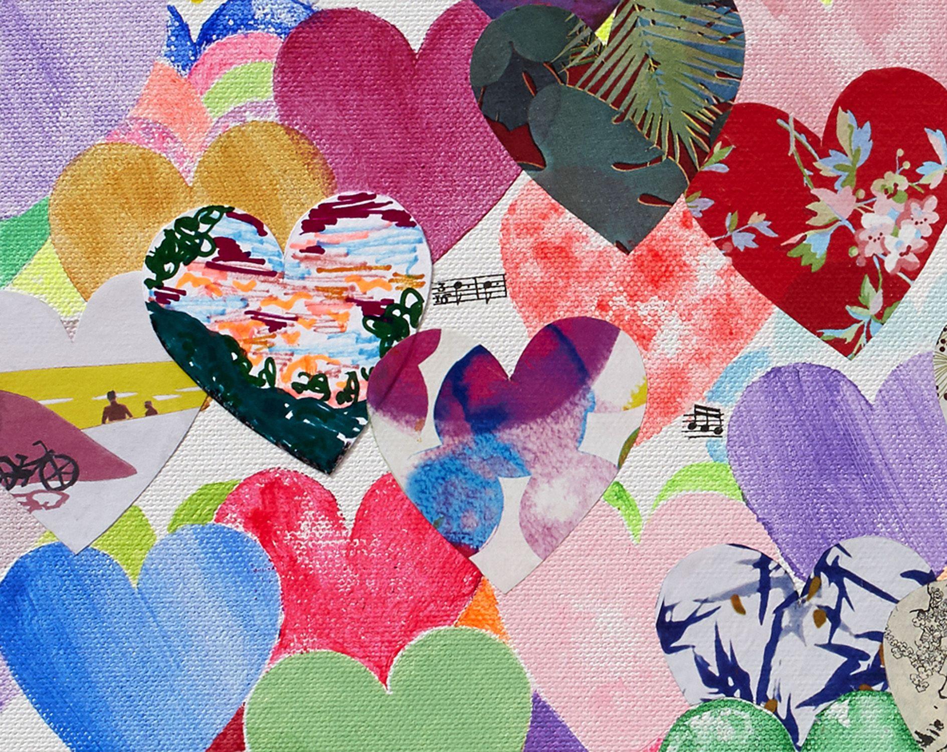 Love will save nature - Fine art giclÃCe print, Digital on Paper - Print by Xiaoyang Galas