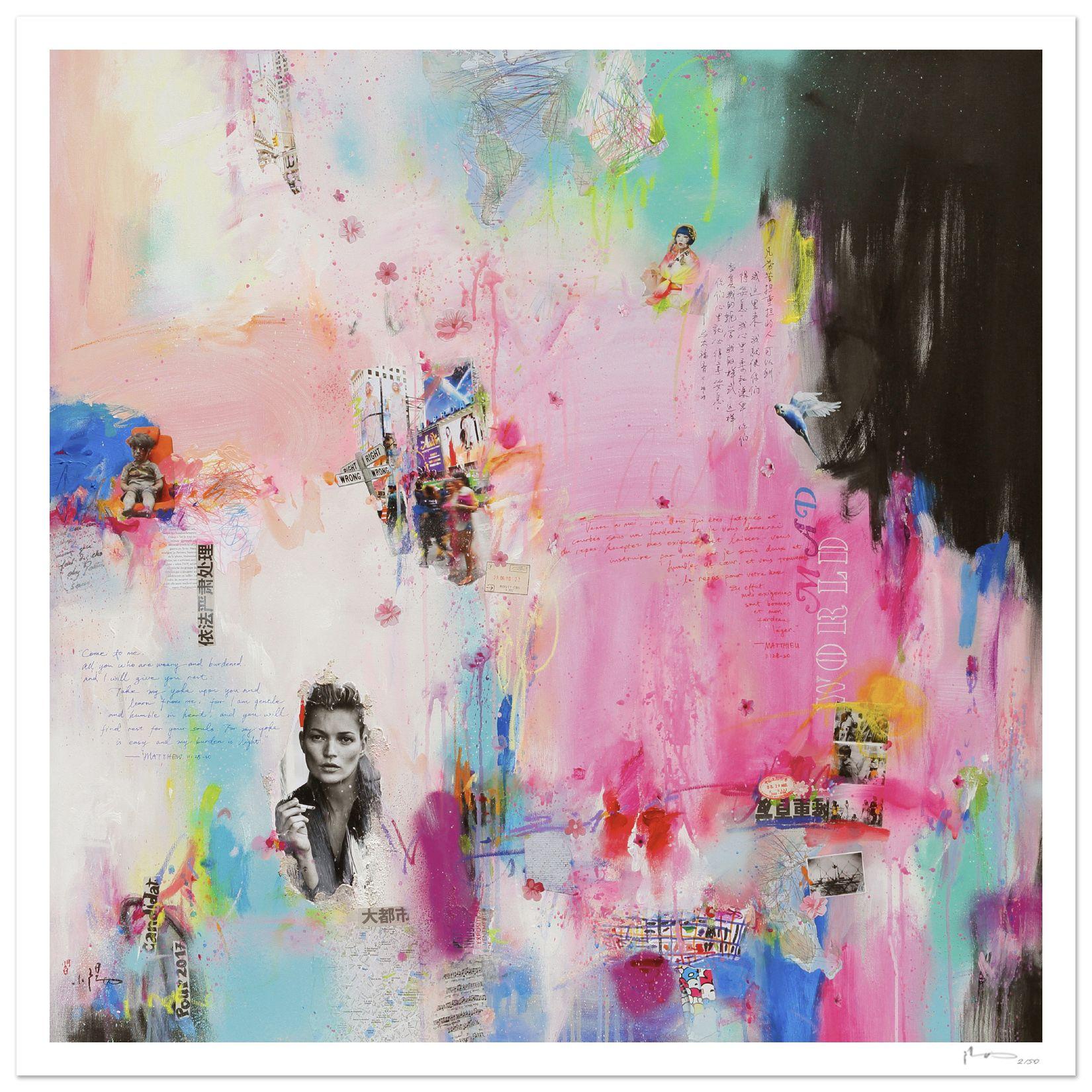Mad world - Fine art giclÃCe print, Digital on Paper - Print by Xiaoyang Galas