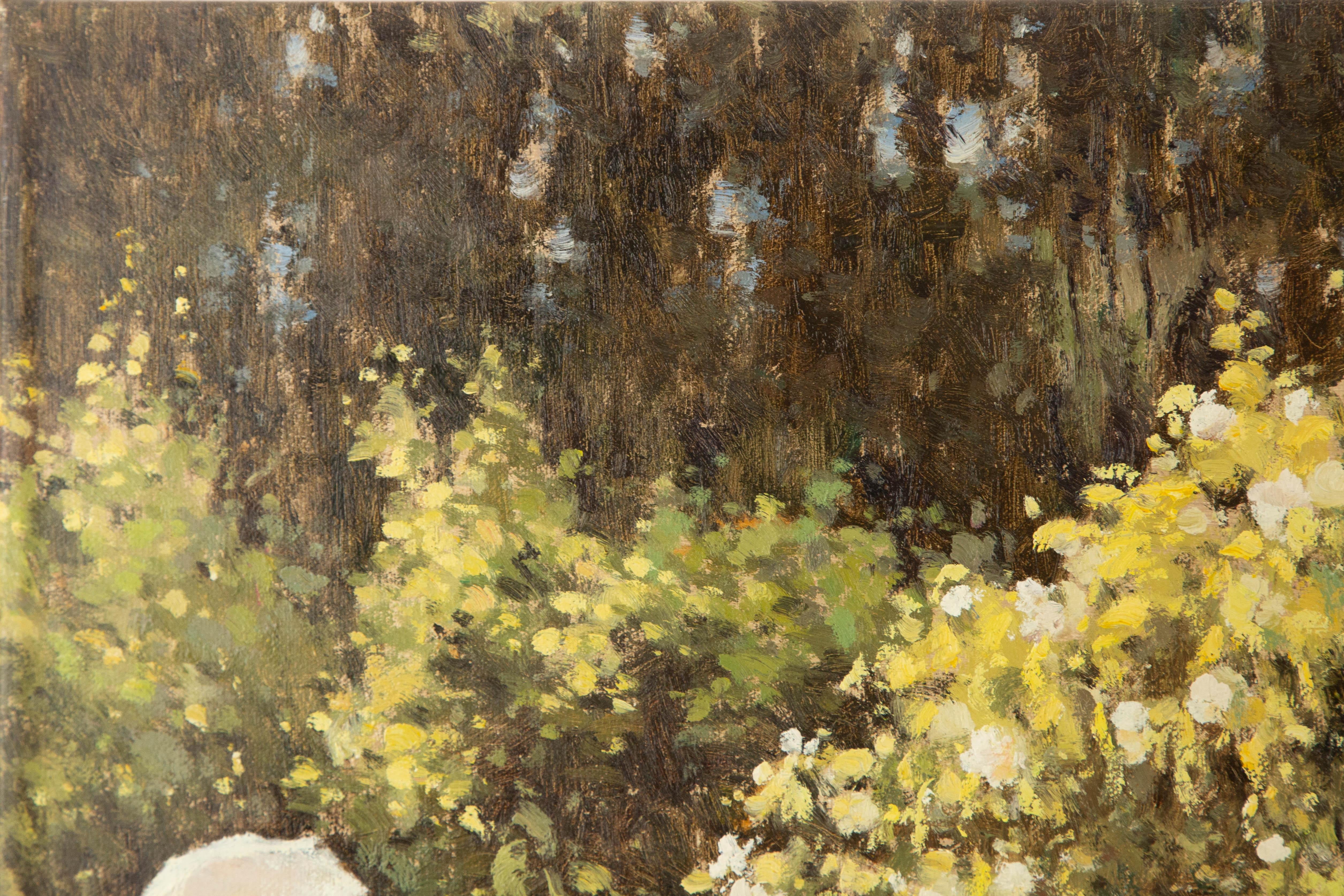 Xiaoying Chen Landschaft Original Öl auf Leinwand 