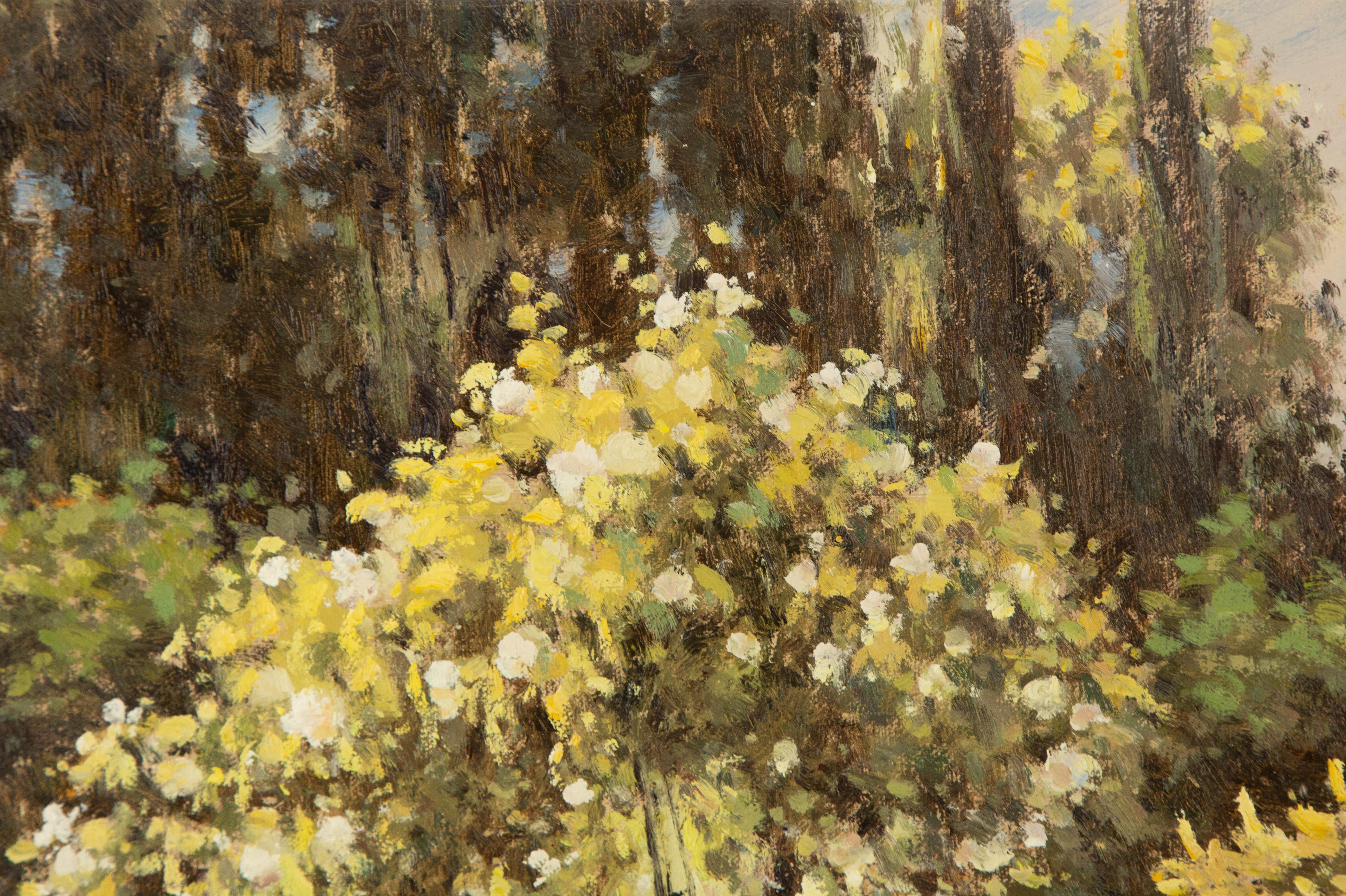 Xiaoying Chen Landschaft Original Öl auf Leinwand 