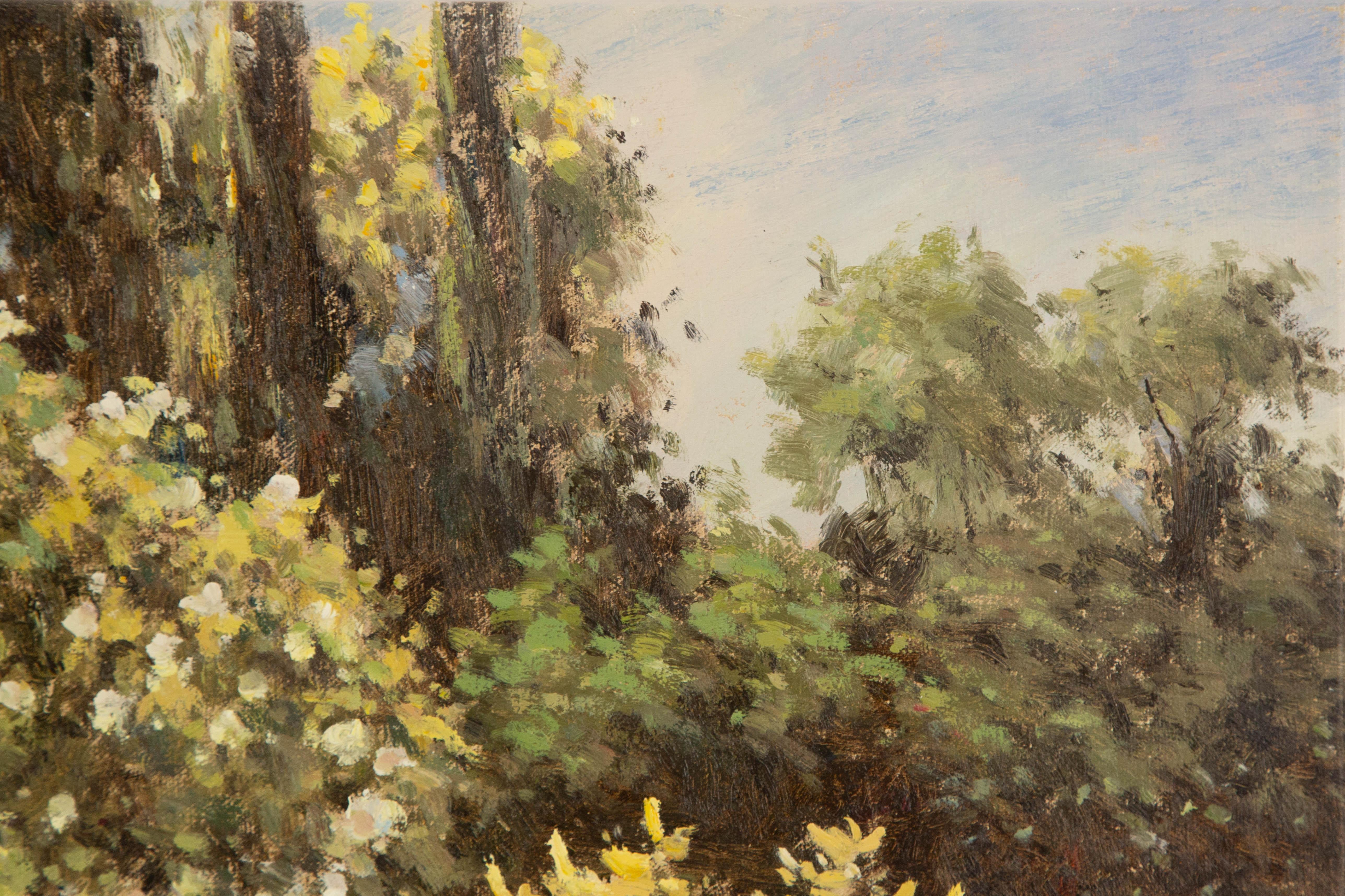 Xiaoying Chen Landschaft Original Öl auf Leinwand 