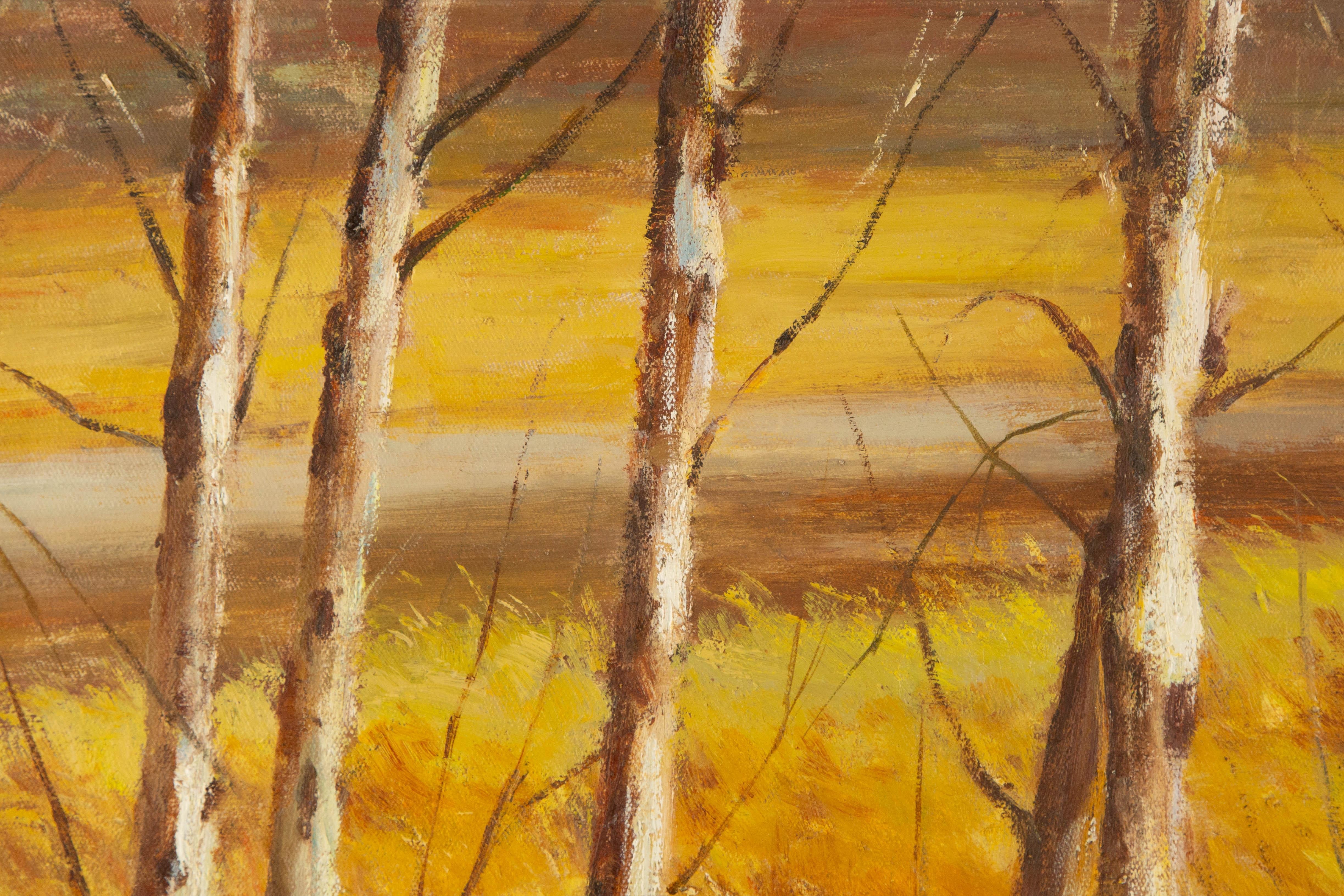 Xiaoying Chen Paysage Huile originale sur toile 