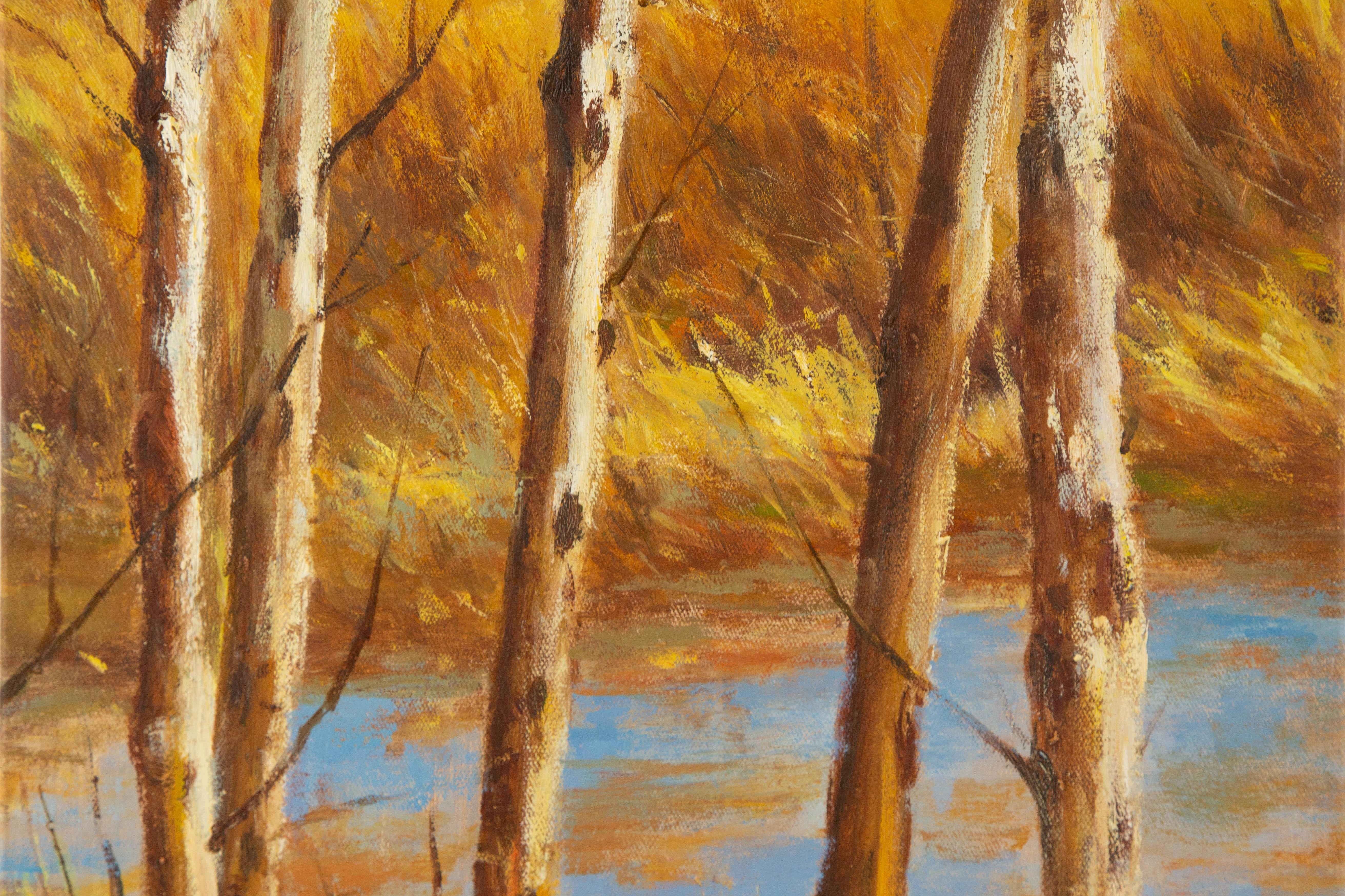 Xiaoying Chen Paysage Huile originale sur toile 