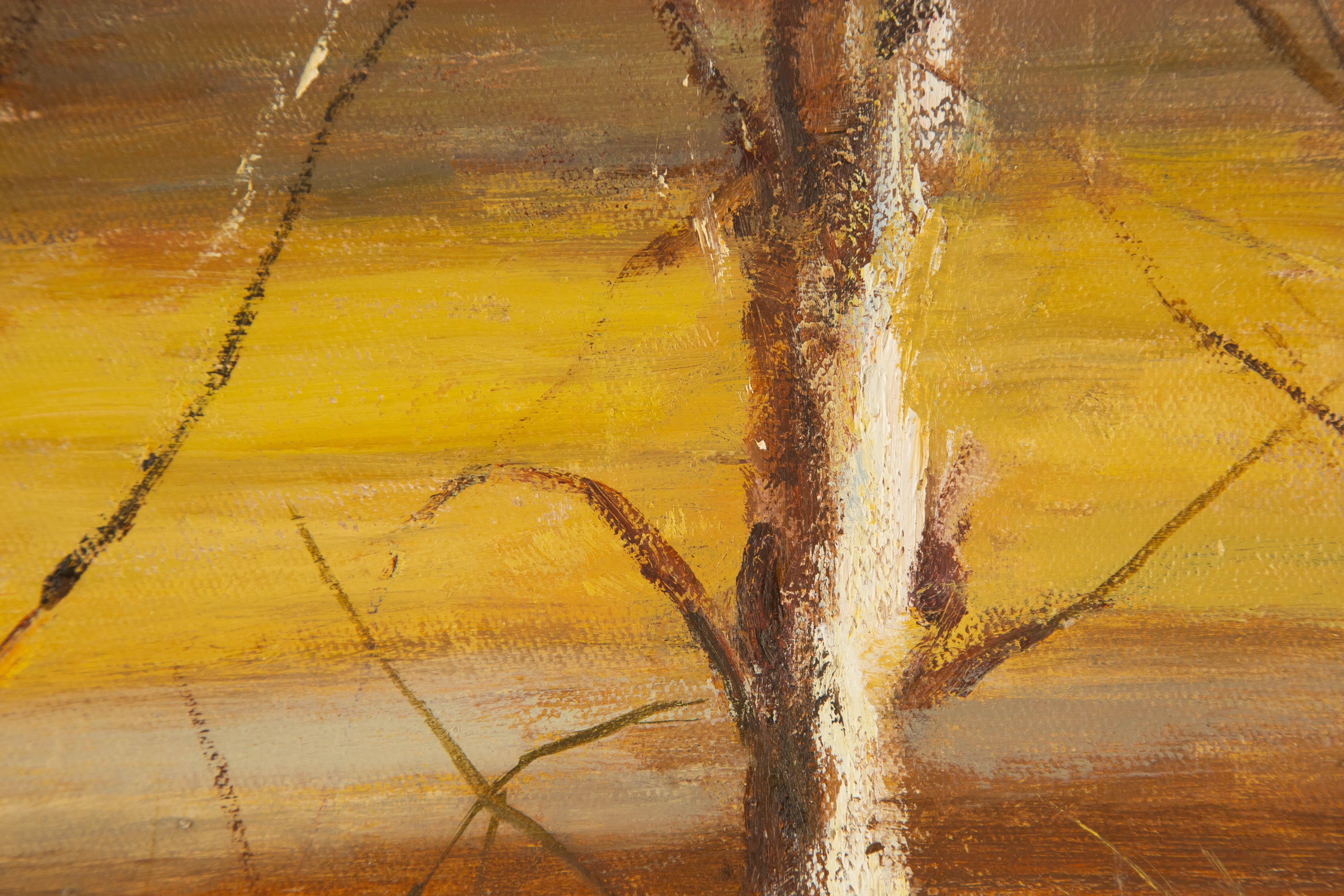 Xiaoying Chen Paysage Huile originale sur toile 