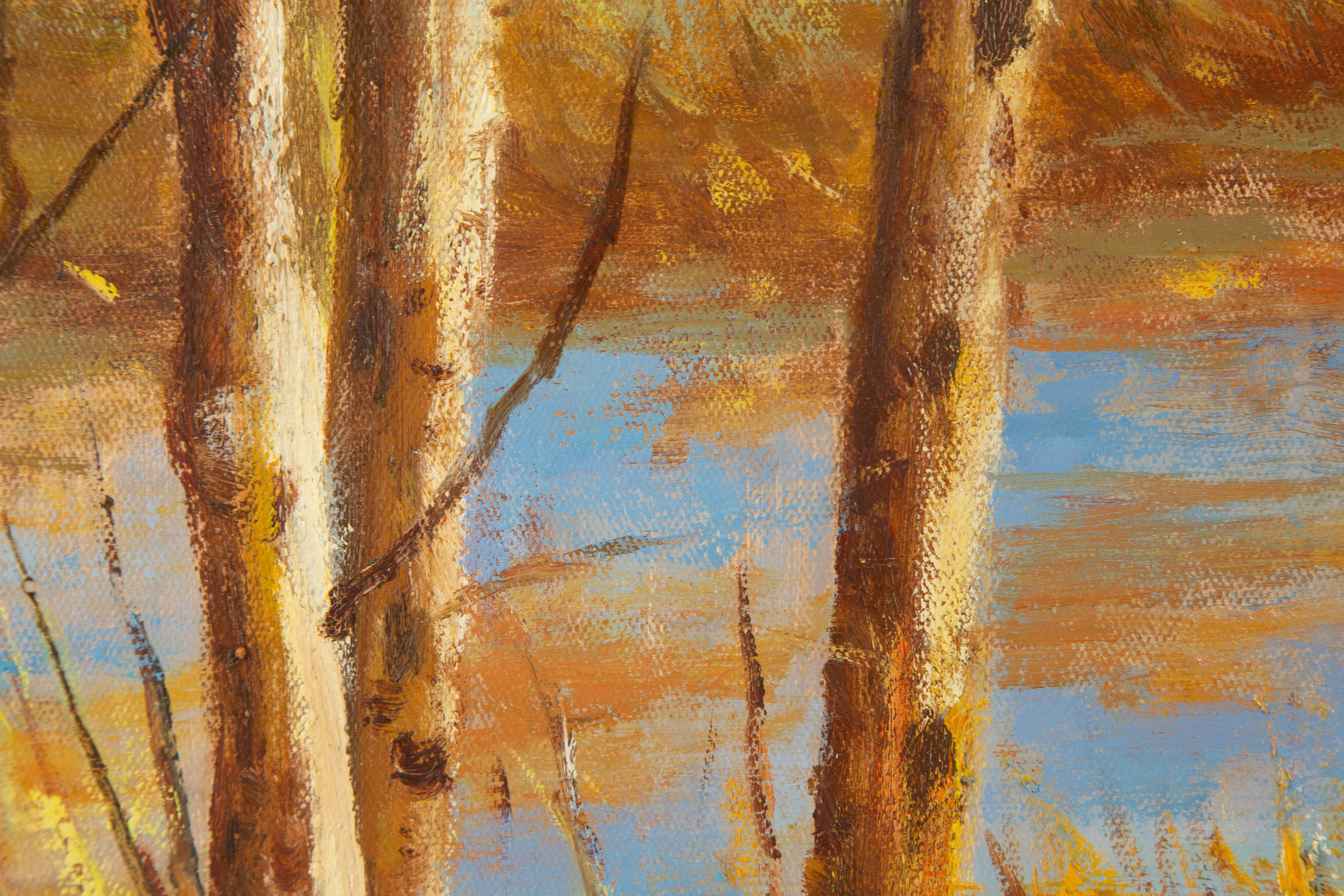 Xiaoying Chen Paysage Huile originale sur toile 
