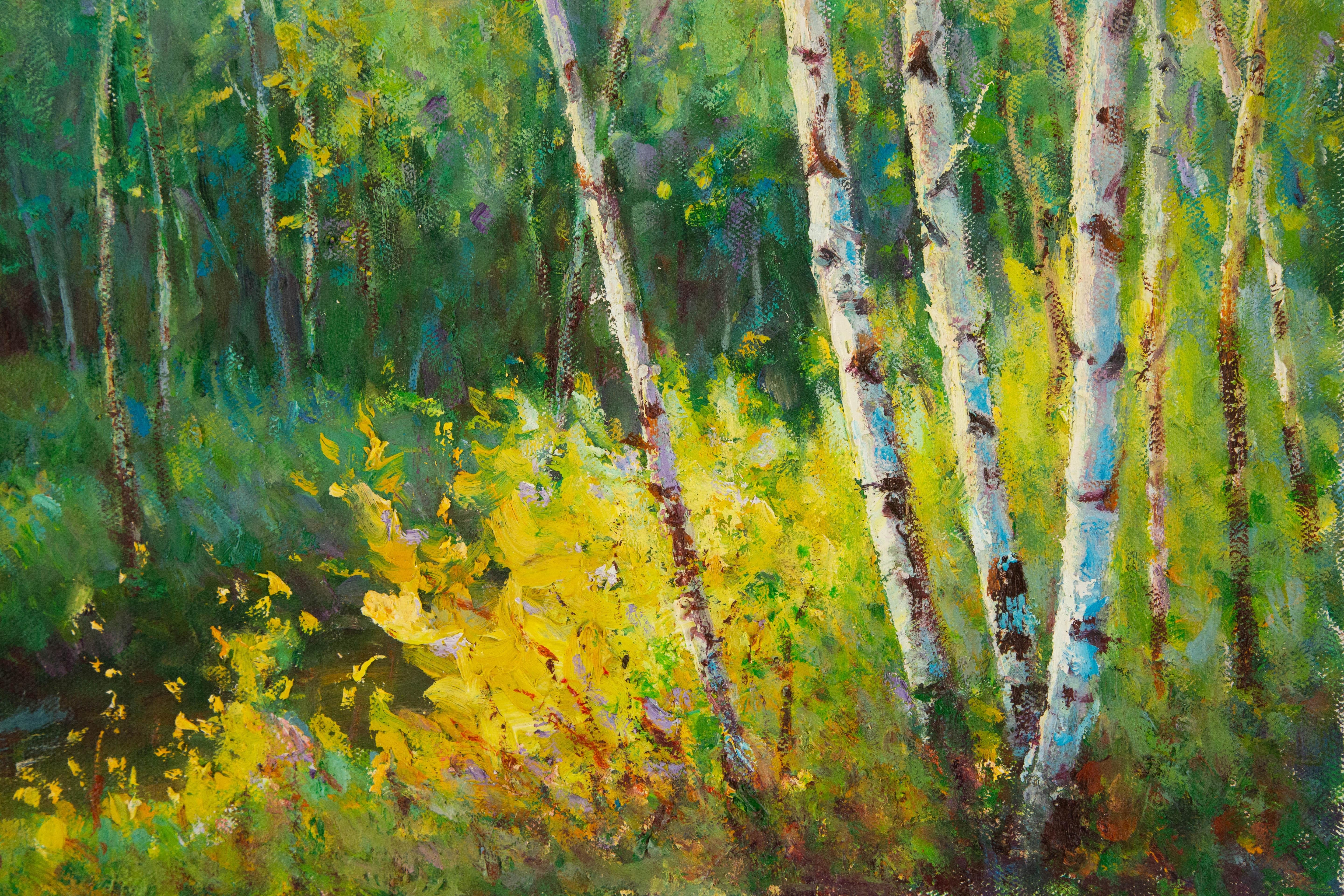 XiFang Wang Impressionist Original Öl auf Leinwand 