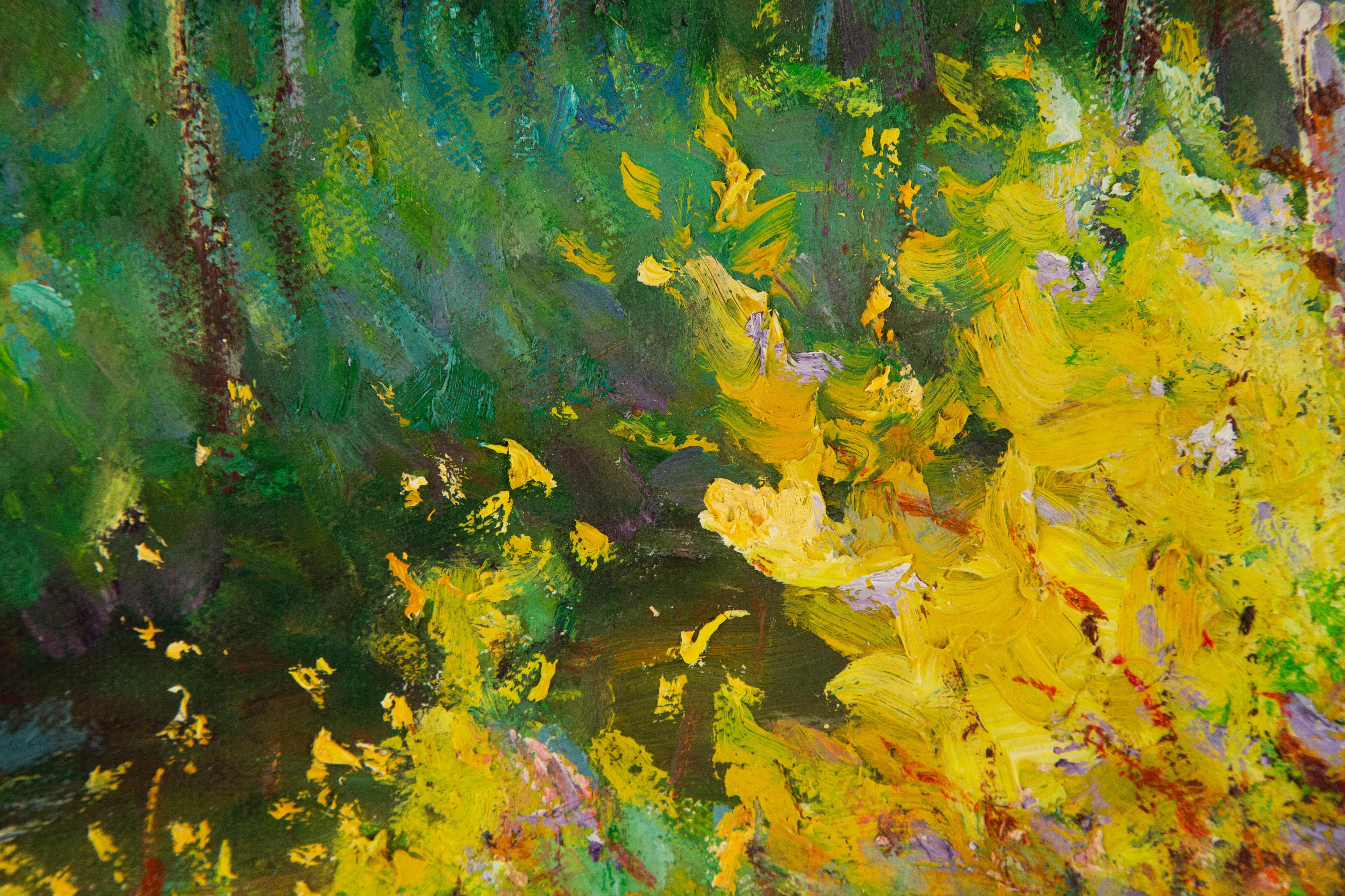 XiFang Wang Impressionist Original Öl auf Leinwand 