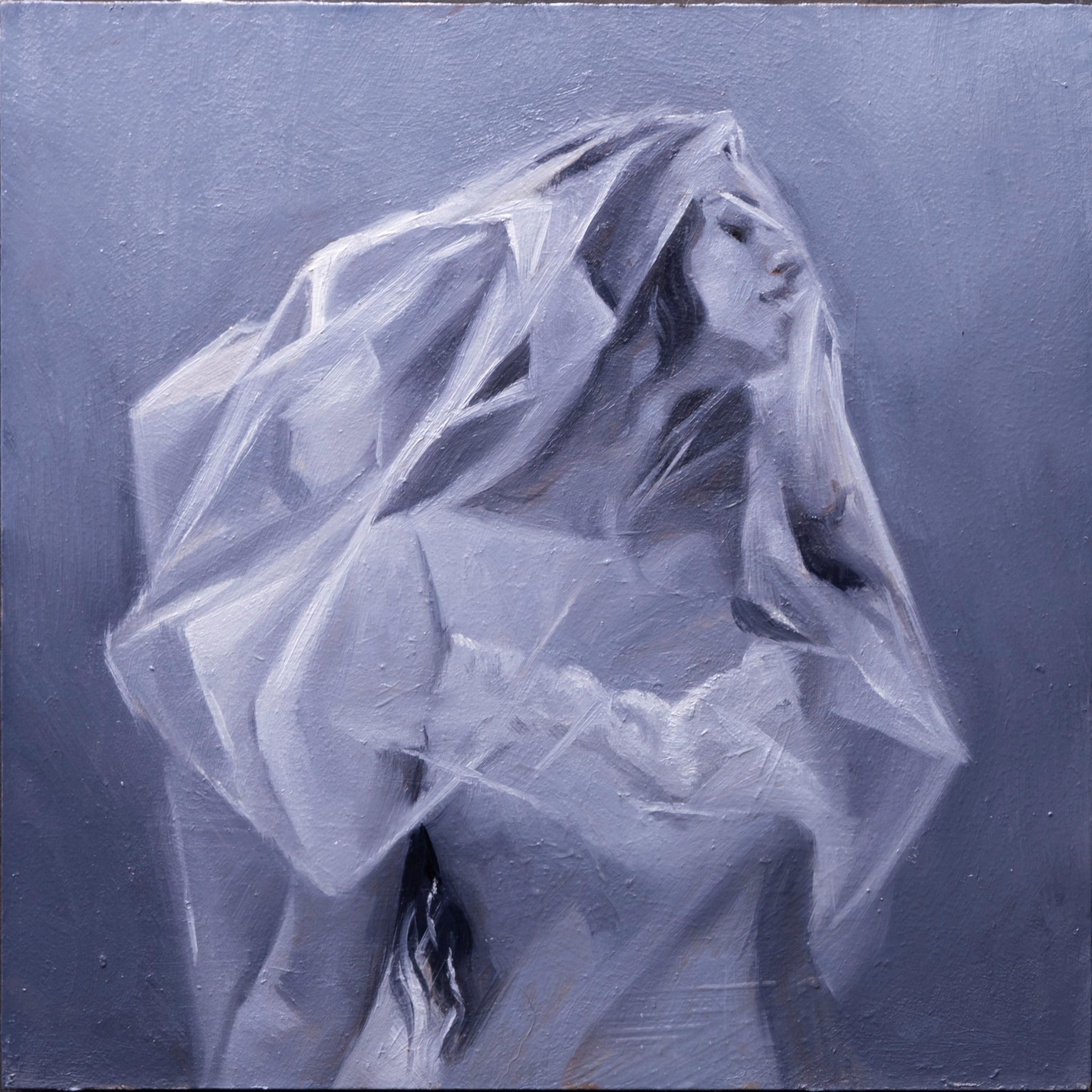 Ximena Rendon Figurative Painting - "Beyond, " Oil Painting