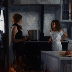 "Family Recipe (Impossible Soup)" Oil Painting