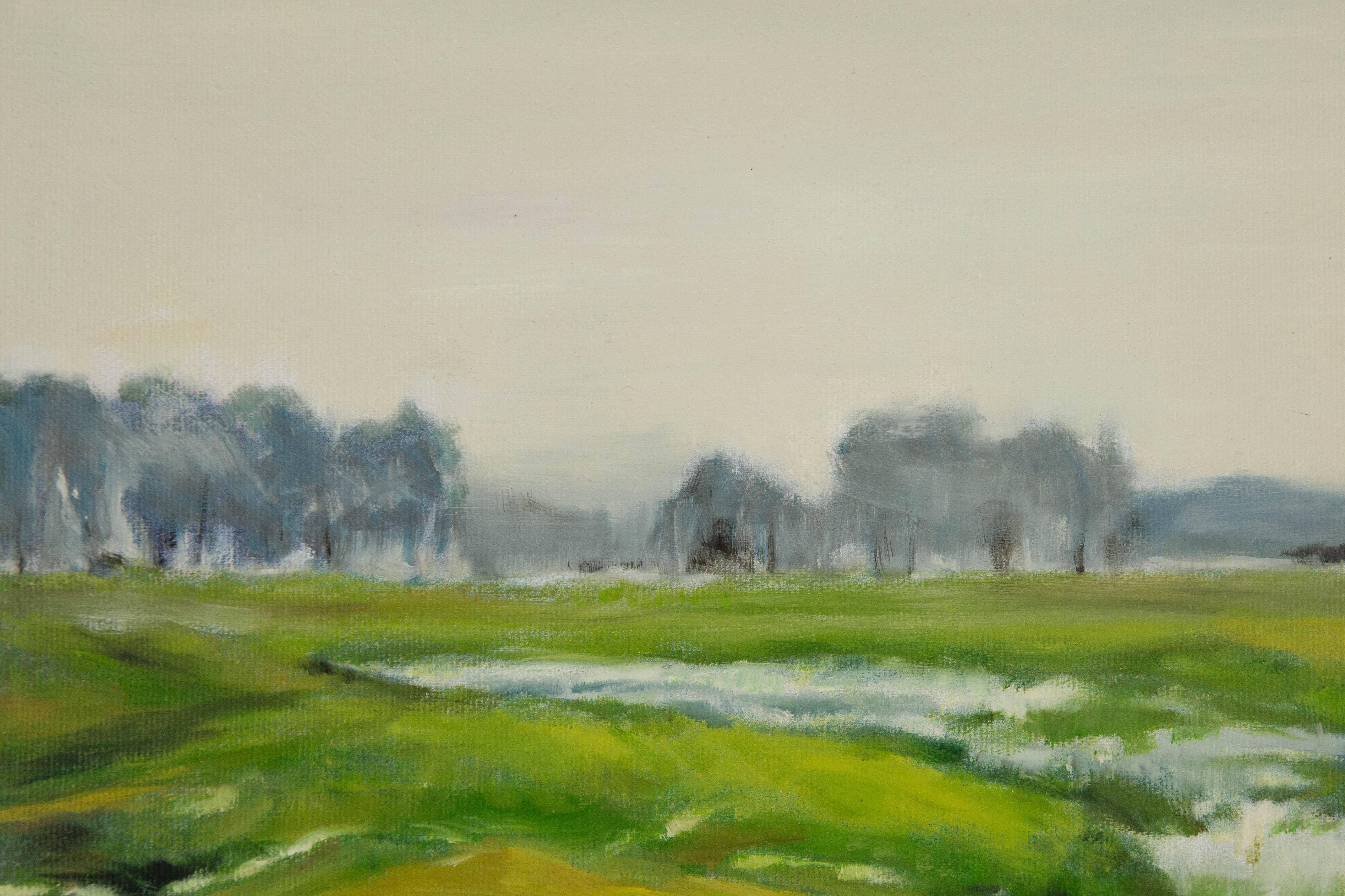 Xin Li Impresionista Óleo Original Sobre Lienzo 