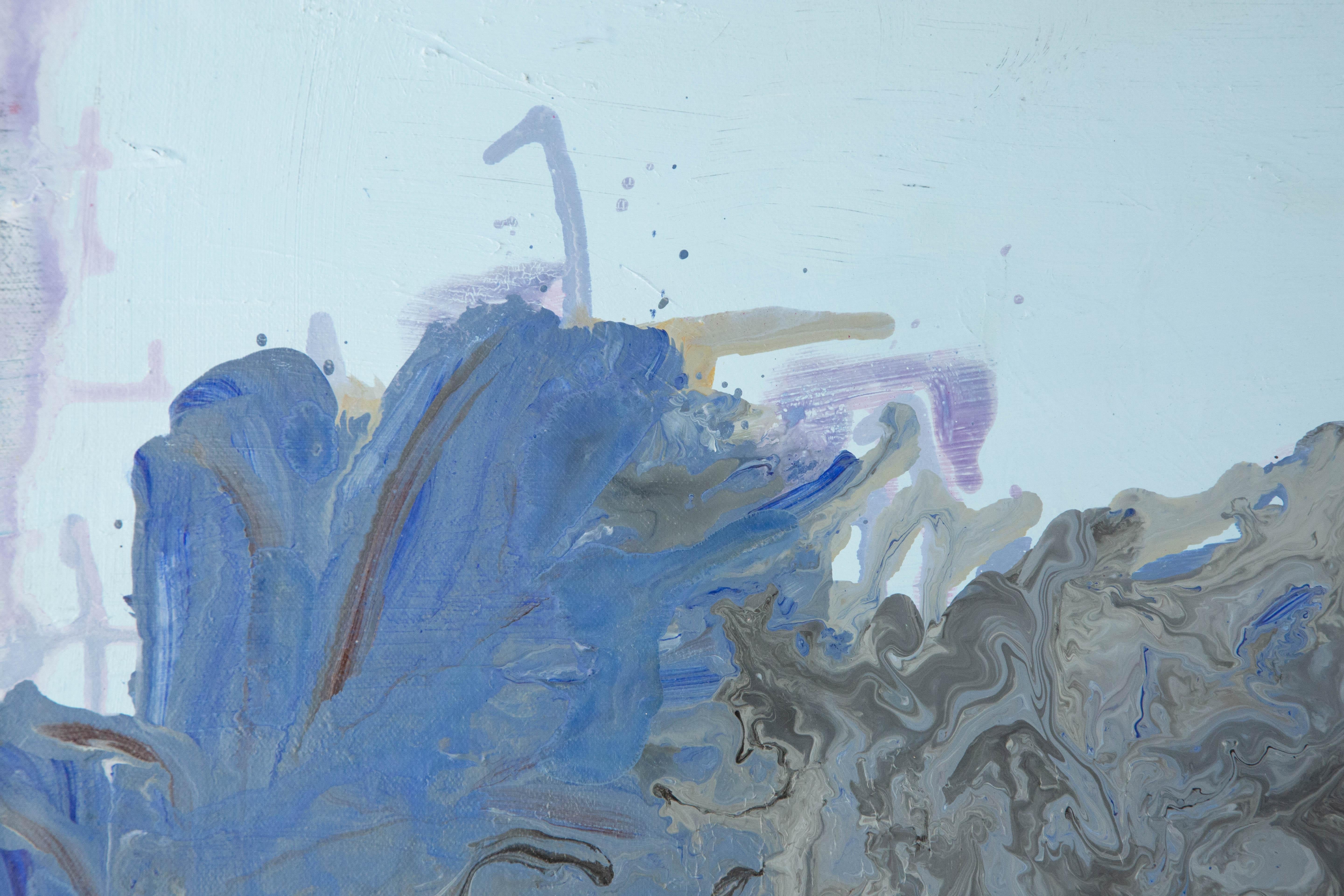 Xin Shen Contemporary Original Acrylic On Canvas 