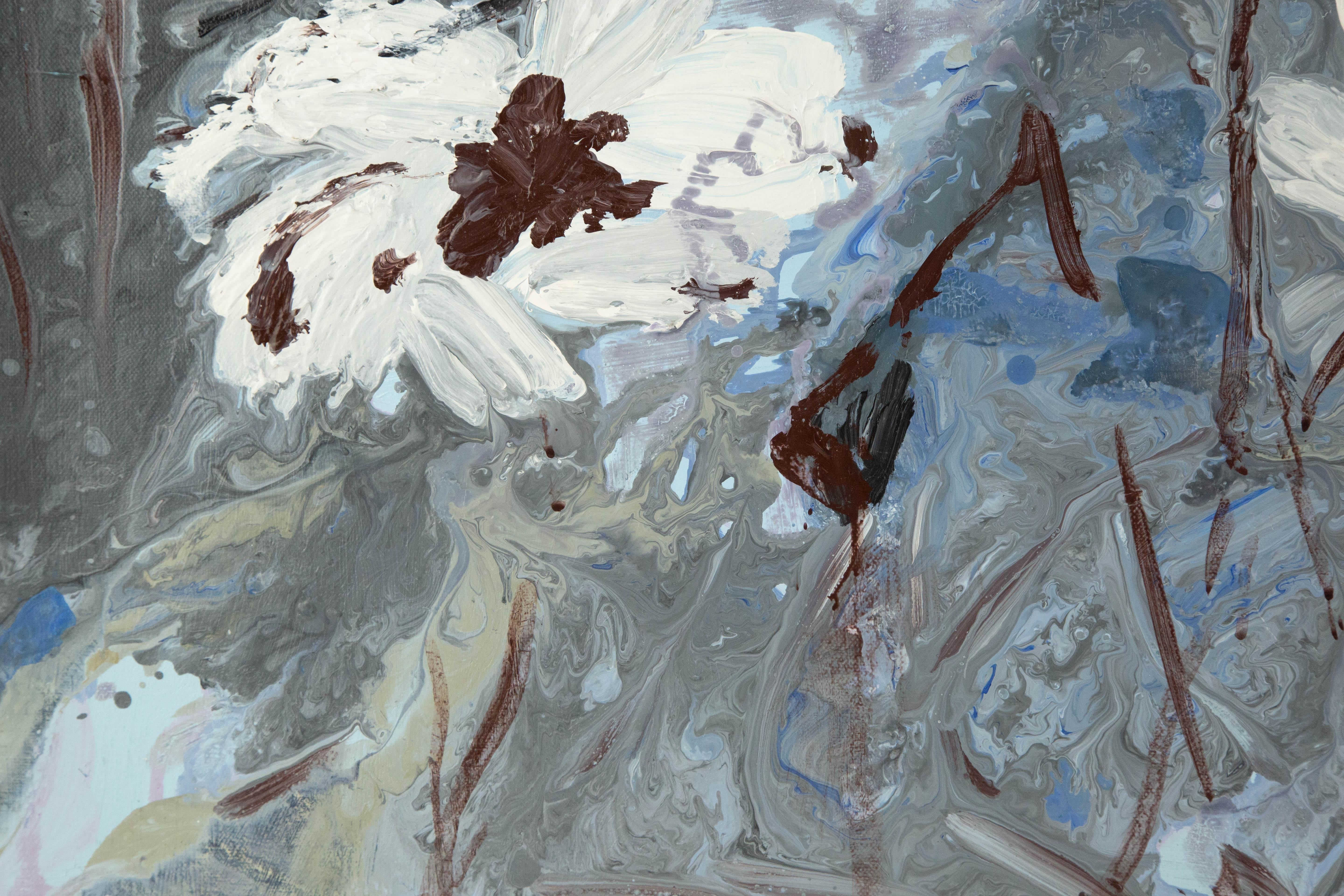 Xin Shen Contemporary Original Acrylic On Canvas 