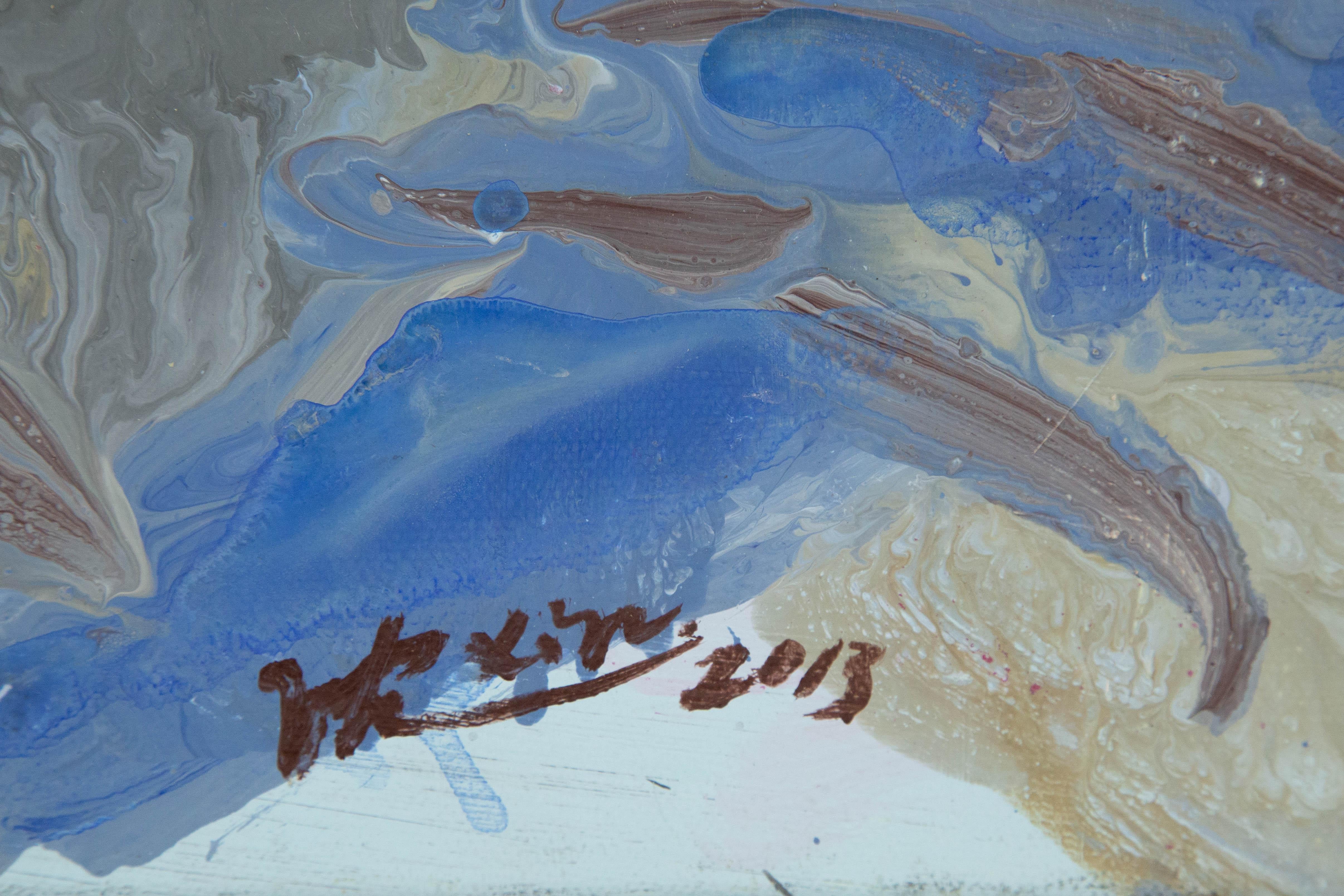 Xin Shen Contemporary Original Acrylic On Canvas 