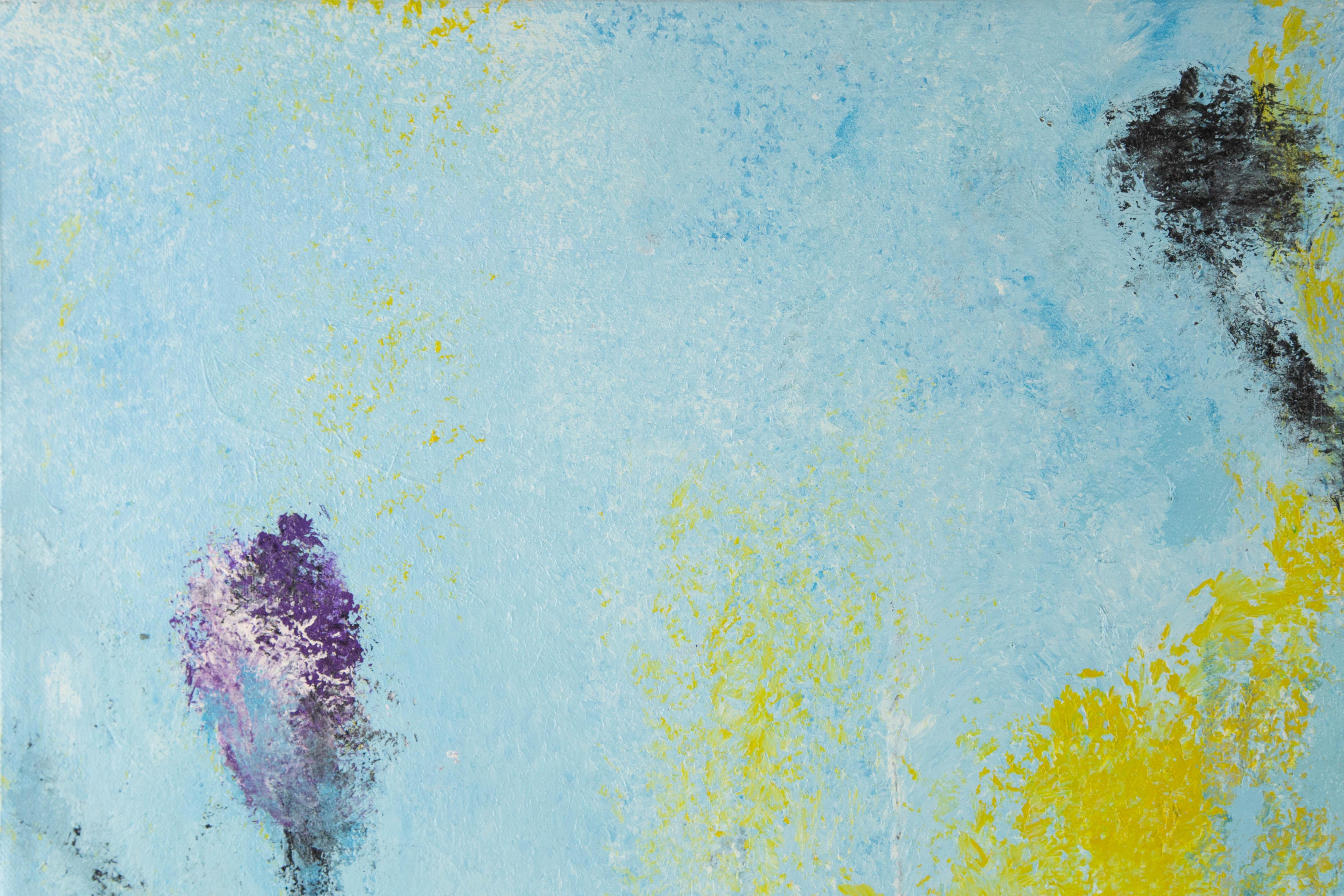Xin Shen Floral Original-Acryl auf Leinwand 