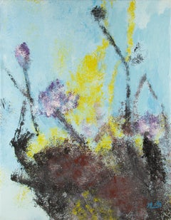 Xin Shen Floral Original-Acryl auf Leinwand "Arrangement"