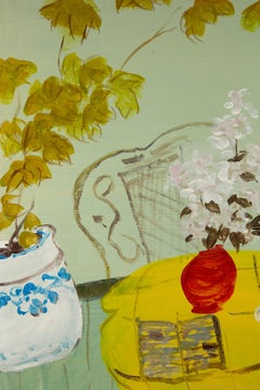 Xin Shen Paisaje Original Técnica Mixta "Fuera de la ventana IV"
