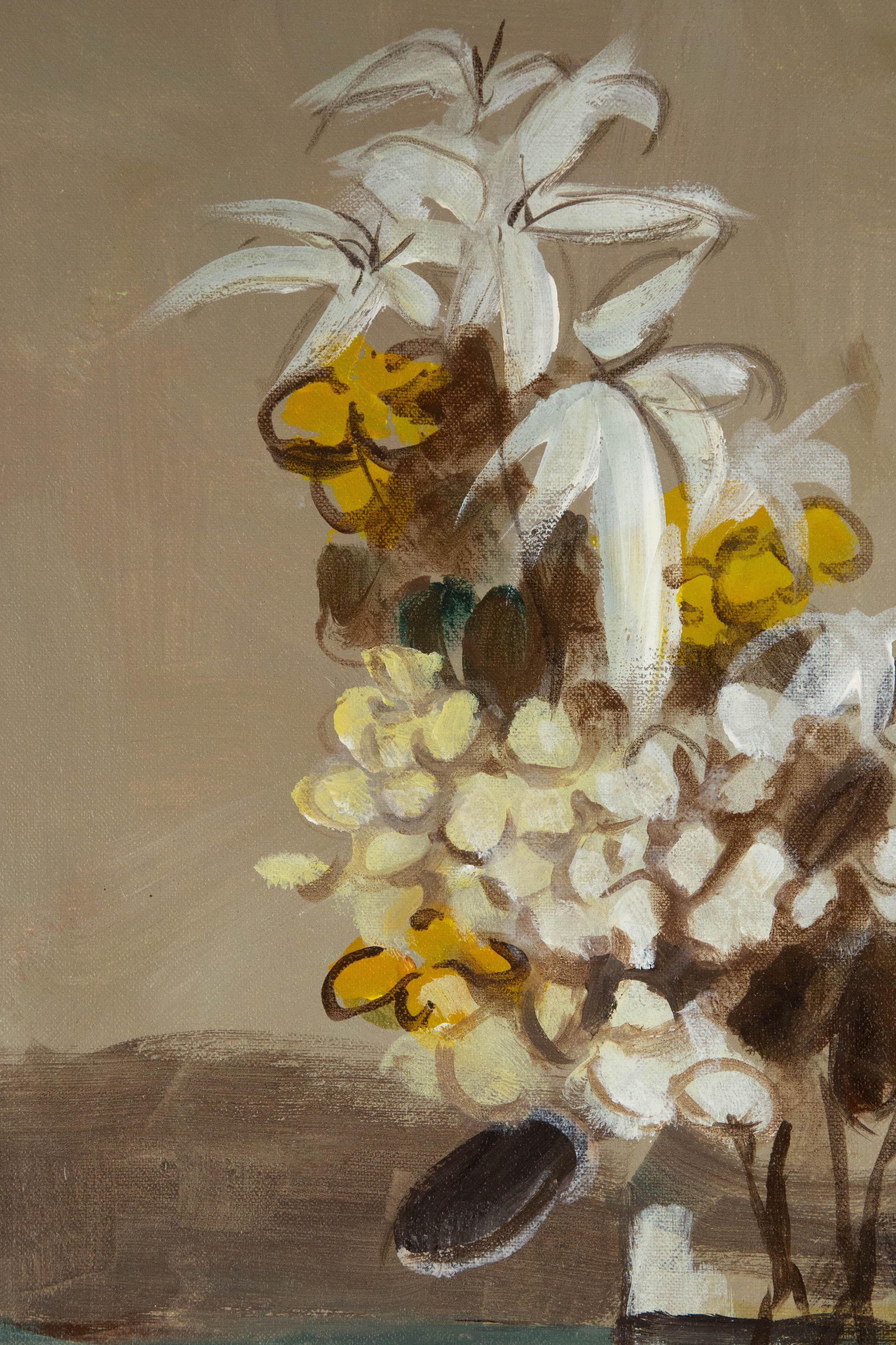 Xin Shen Still Life Original Oil On Canvas 