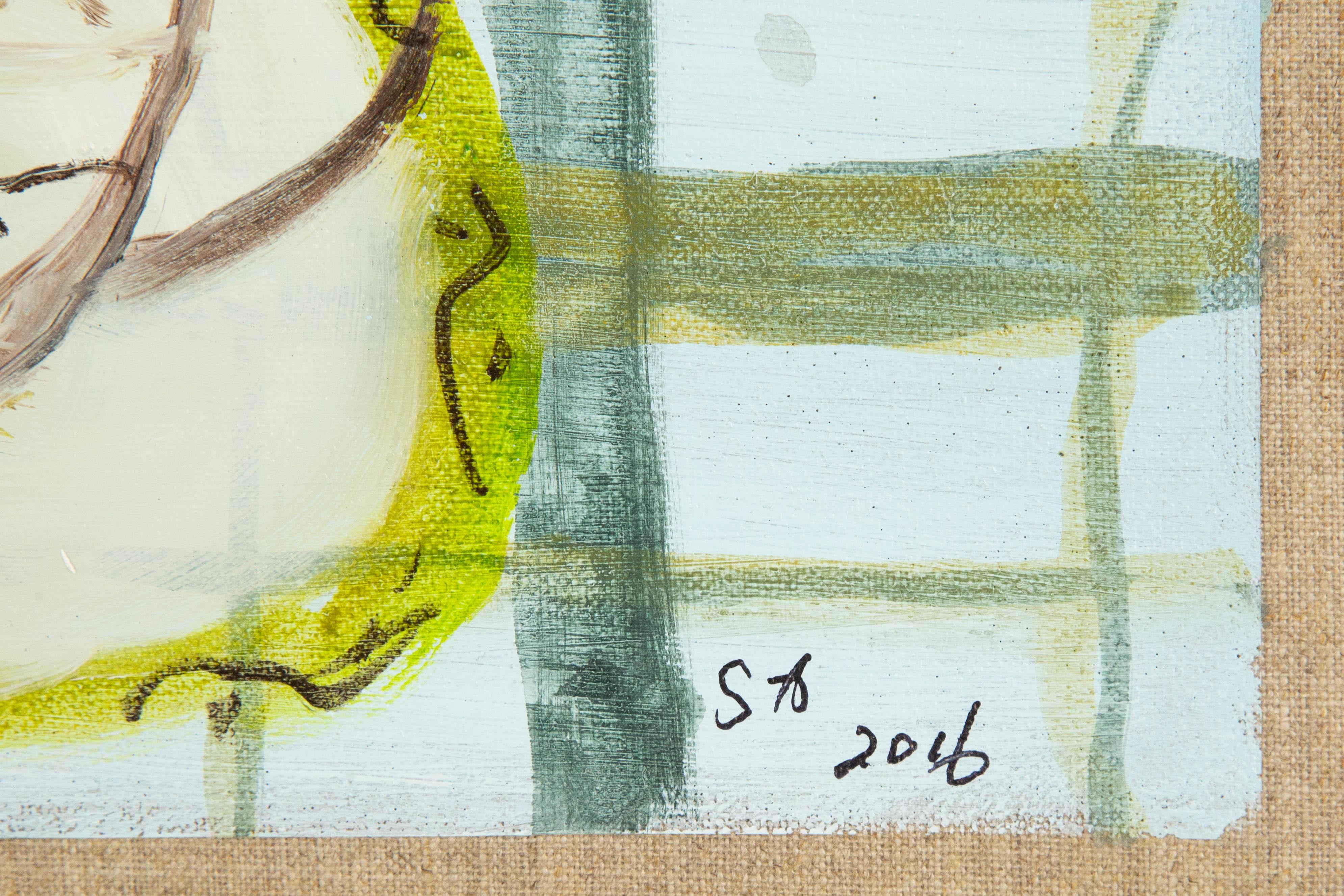 Xin Shen Still Life Original Oil On Canvas 