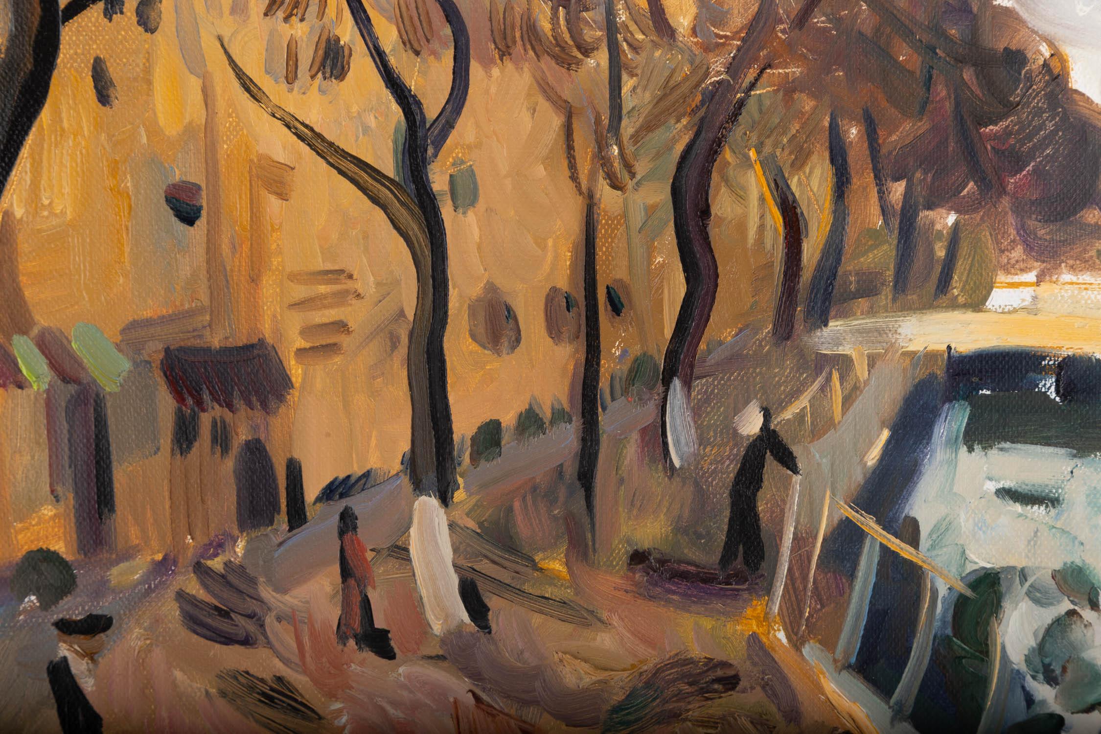 Xing Wei Impressionist Original Oil On Canvas 