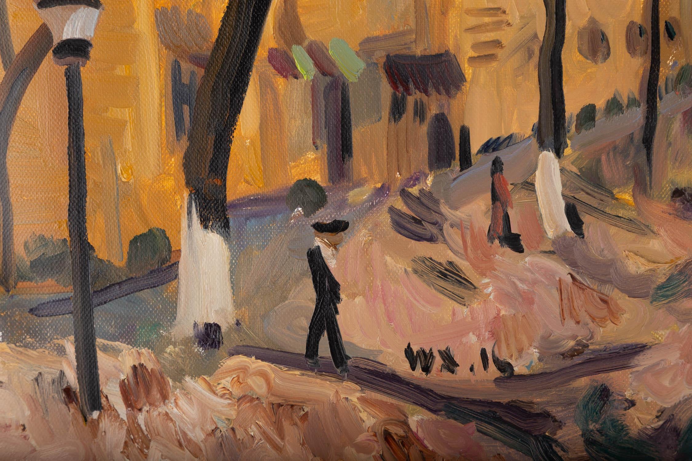 Xing Wei Impressionist Original Oil On Canvas 