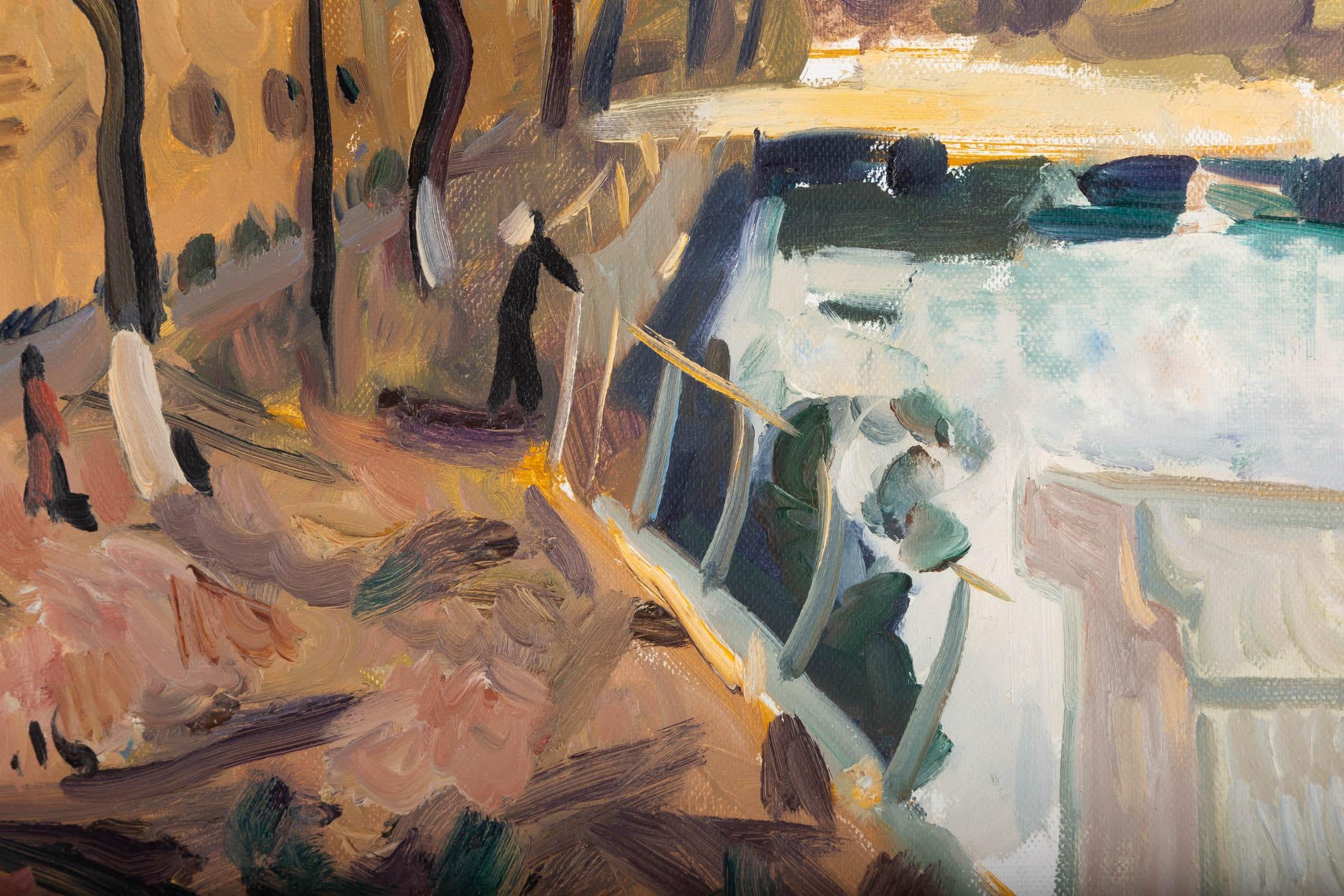 Xing Wei Impressionist Original Oil On Canvas 