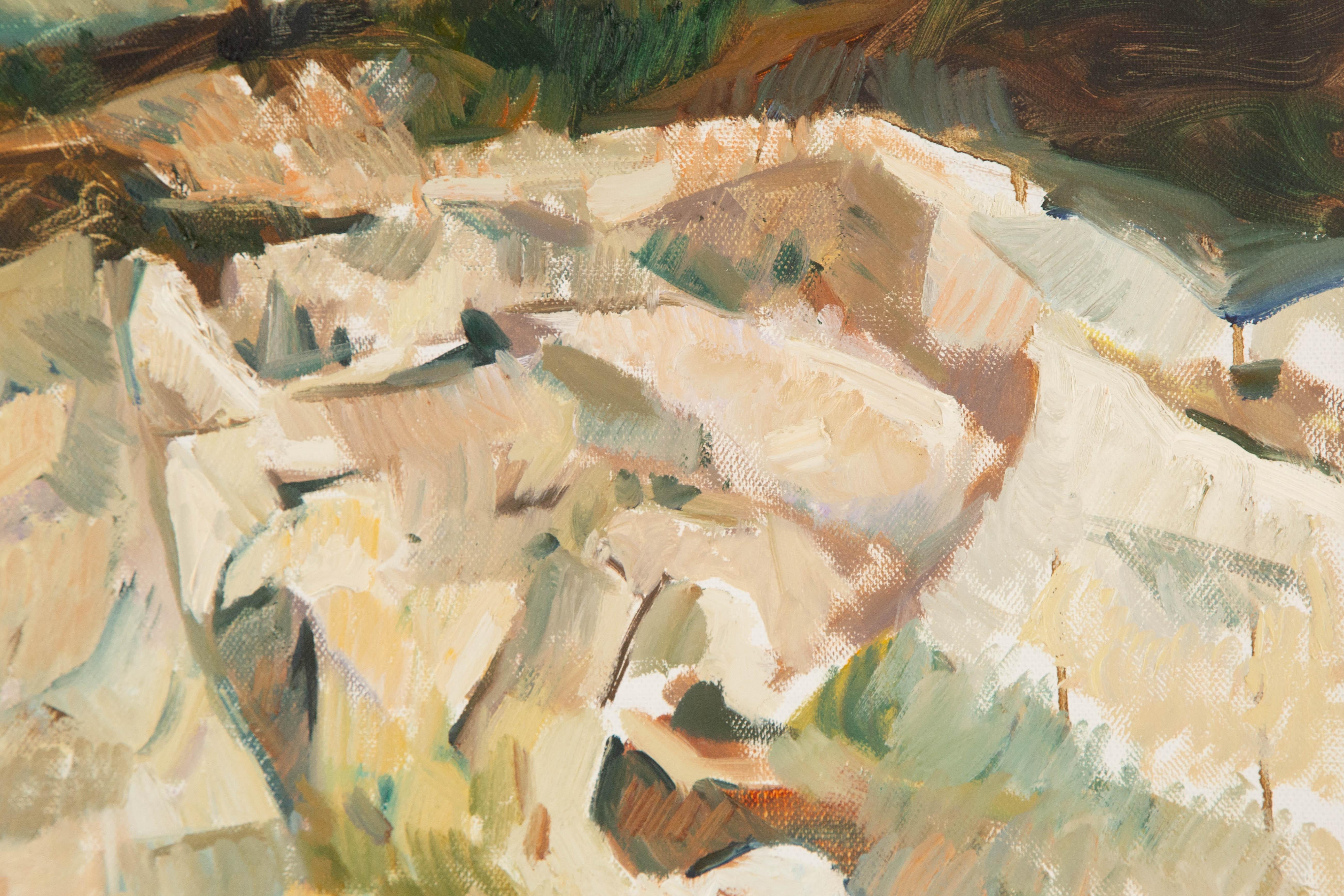 Xing Wei Landschaft Original Öl auf Leinwand 