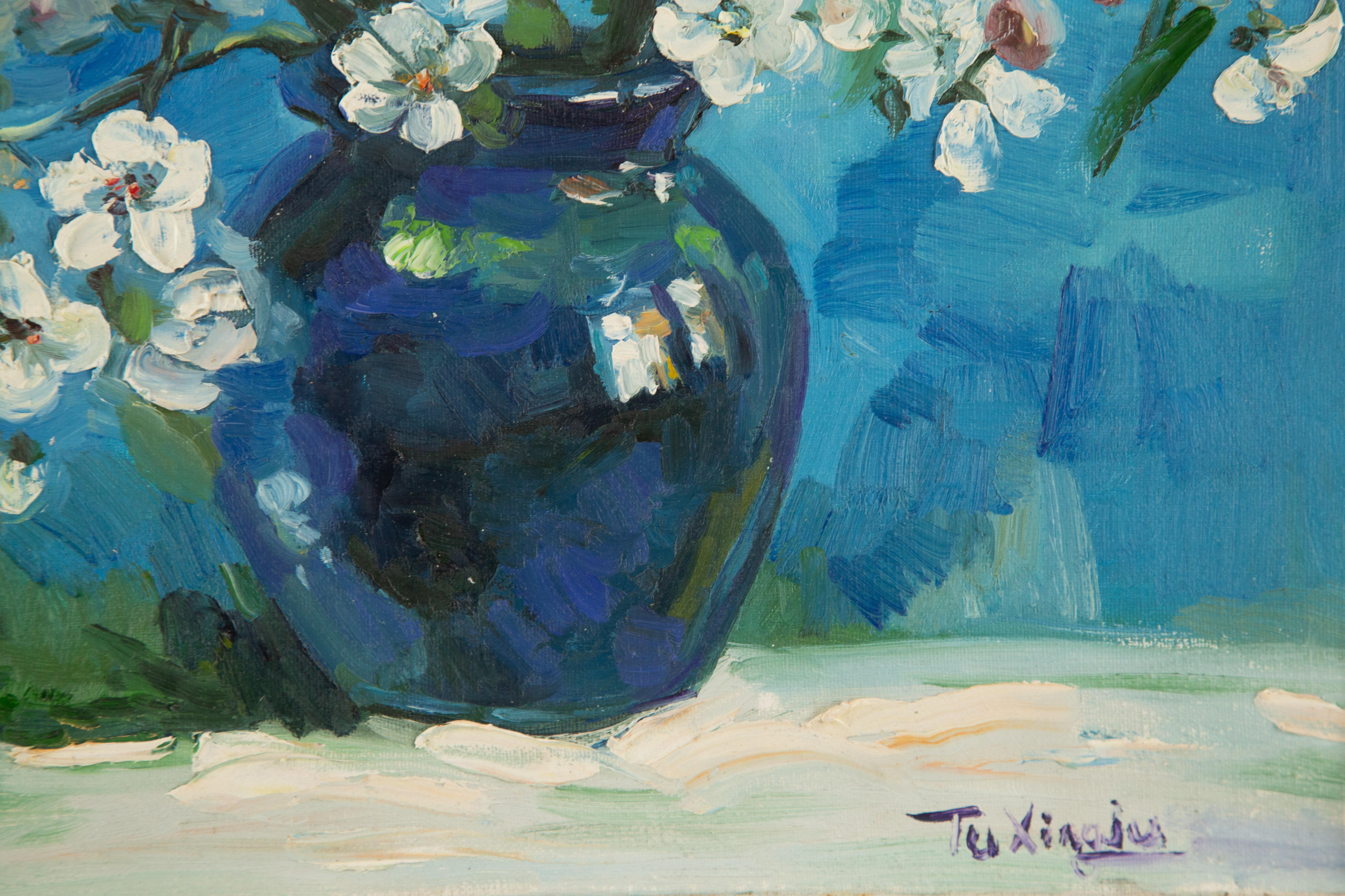 XingJu Tu Still Life Original Oil On Canvas 